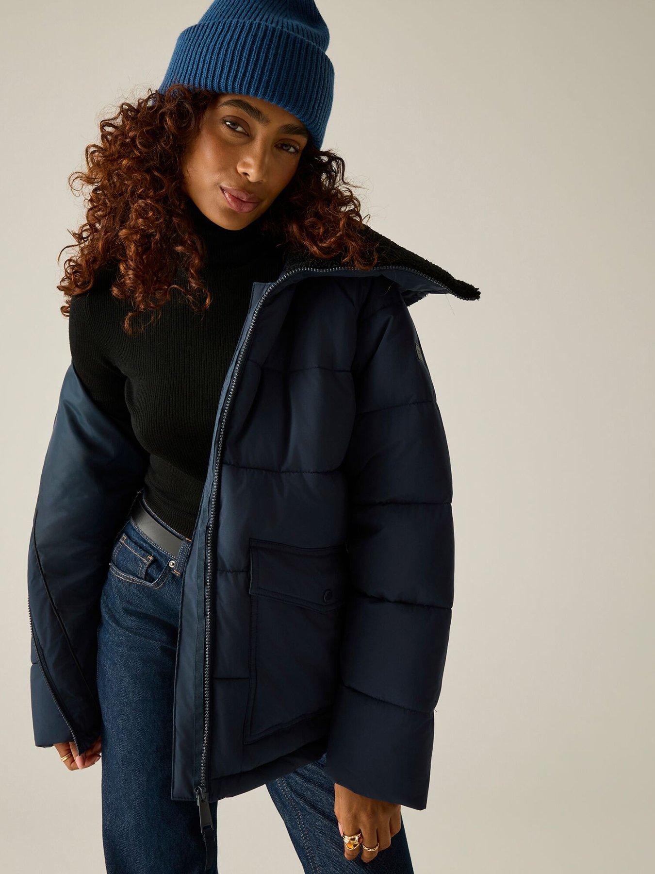 Image 6 of 7 of Regatta Ladies Kayana Baffled/quilted-navy