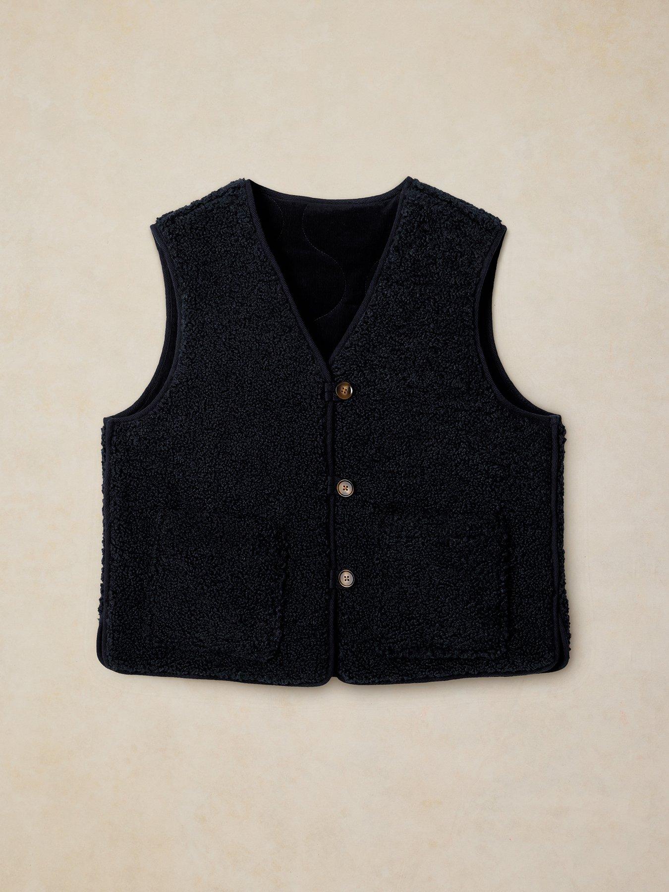 Image 5 of 6 of White Stuff Emery Reversible Gilet - Black