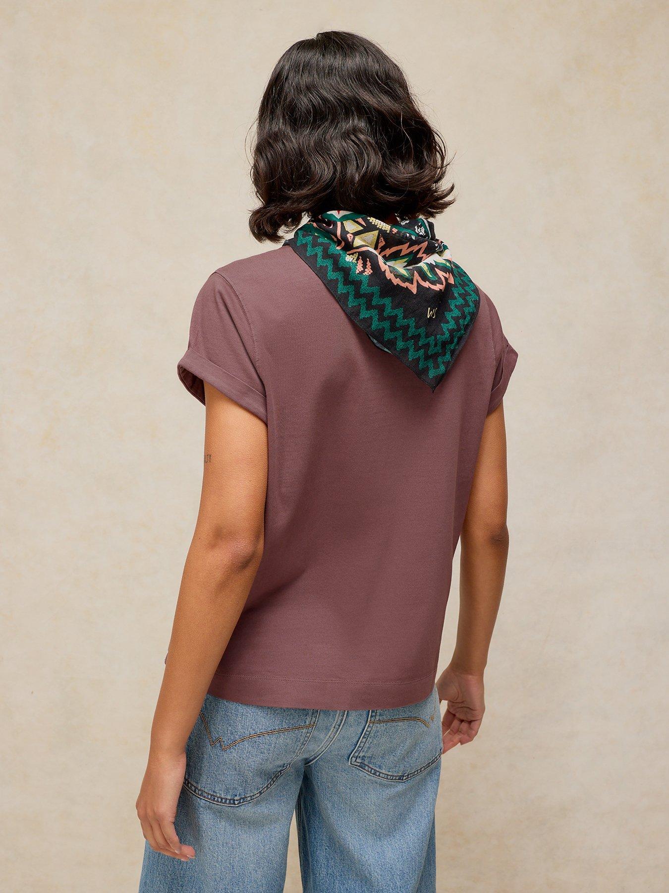 Image 2 of 6 of White Stuff Gina T-Shirt - Brown