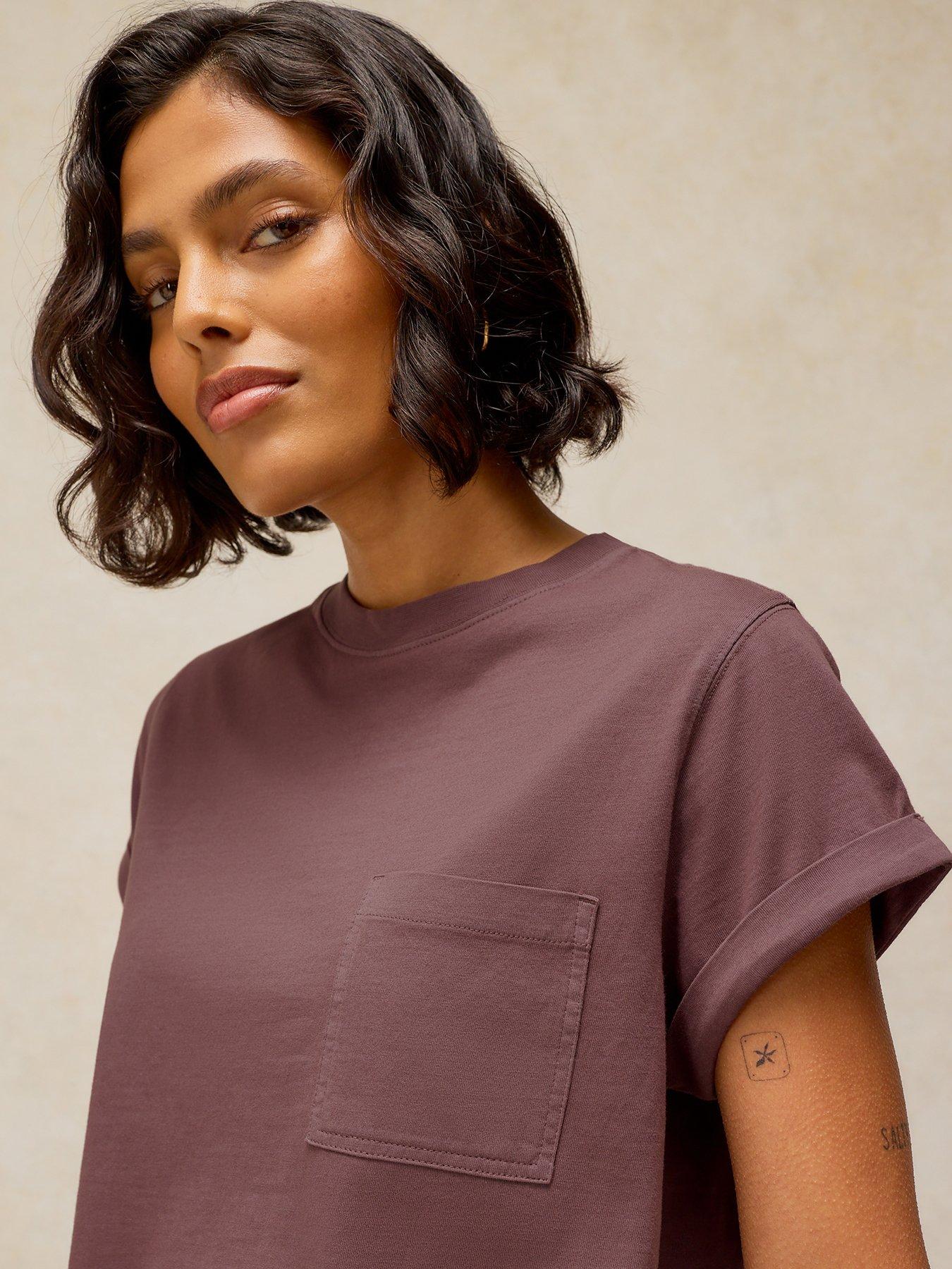 Image 4 of 6 of White Stuff Gina T-Shirt - Brown