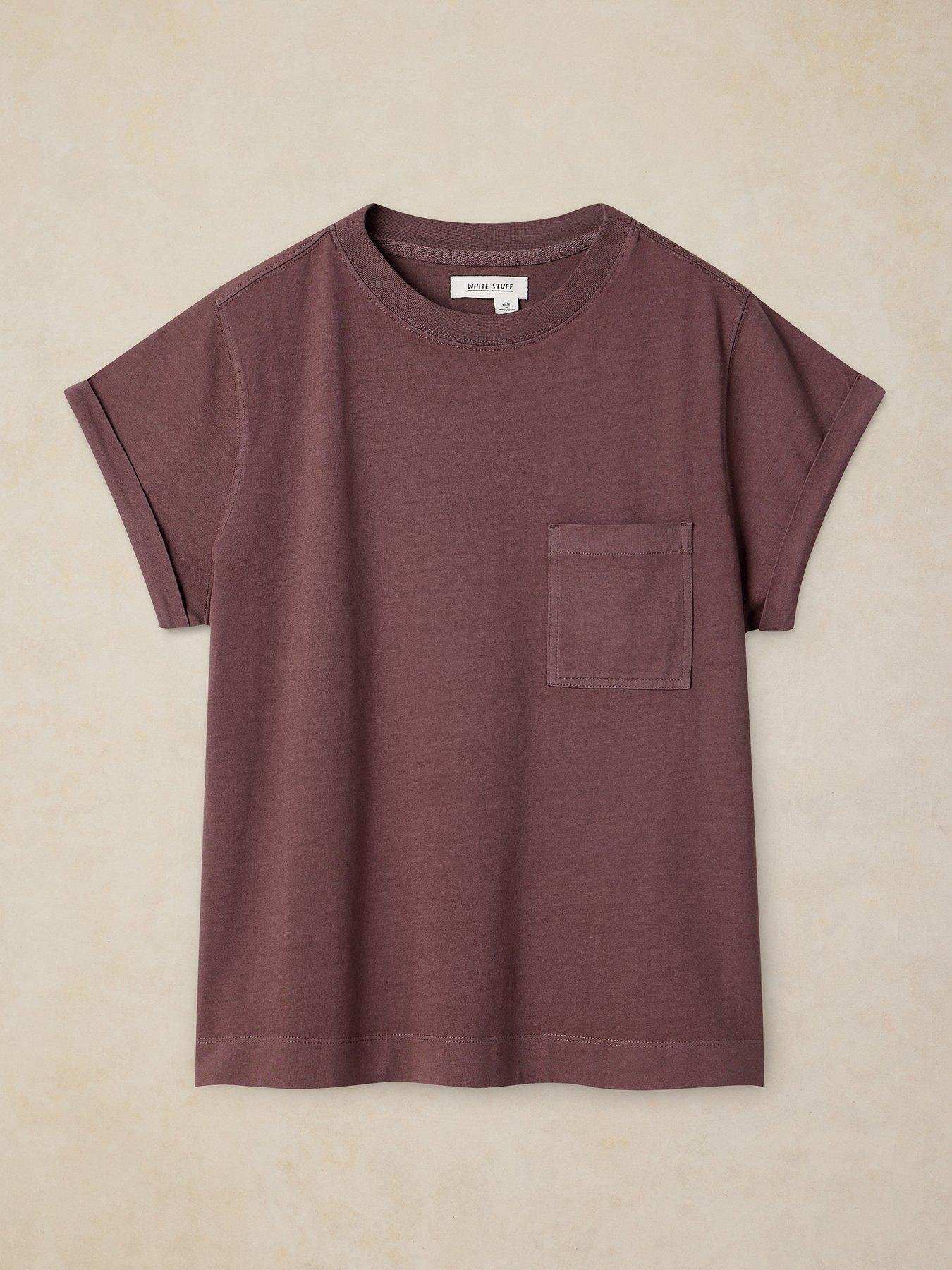 Image 5 of 6 of White Stuff Gina T-Shirt - Brown