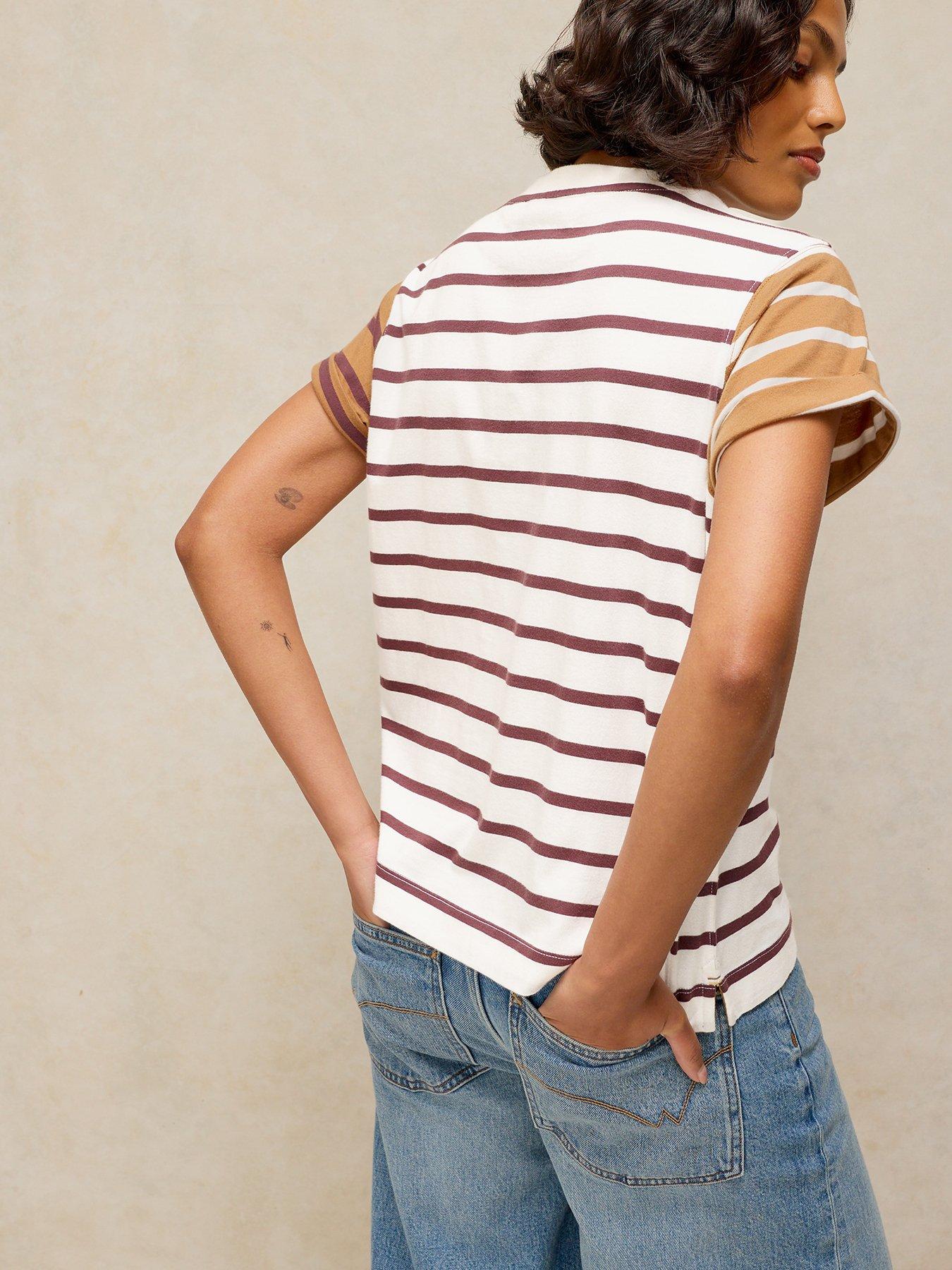 Image 2 of 6 of White Stuff Gina Stripe Tee