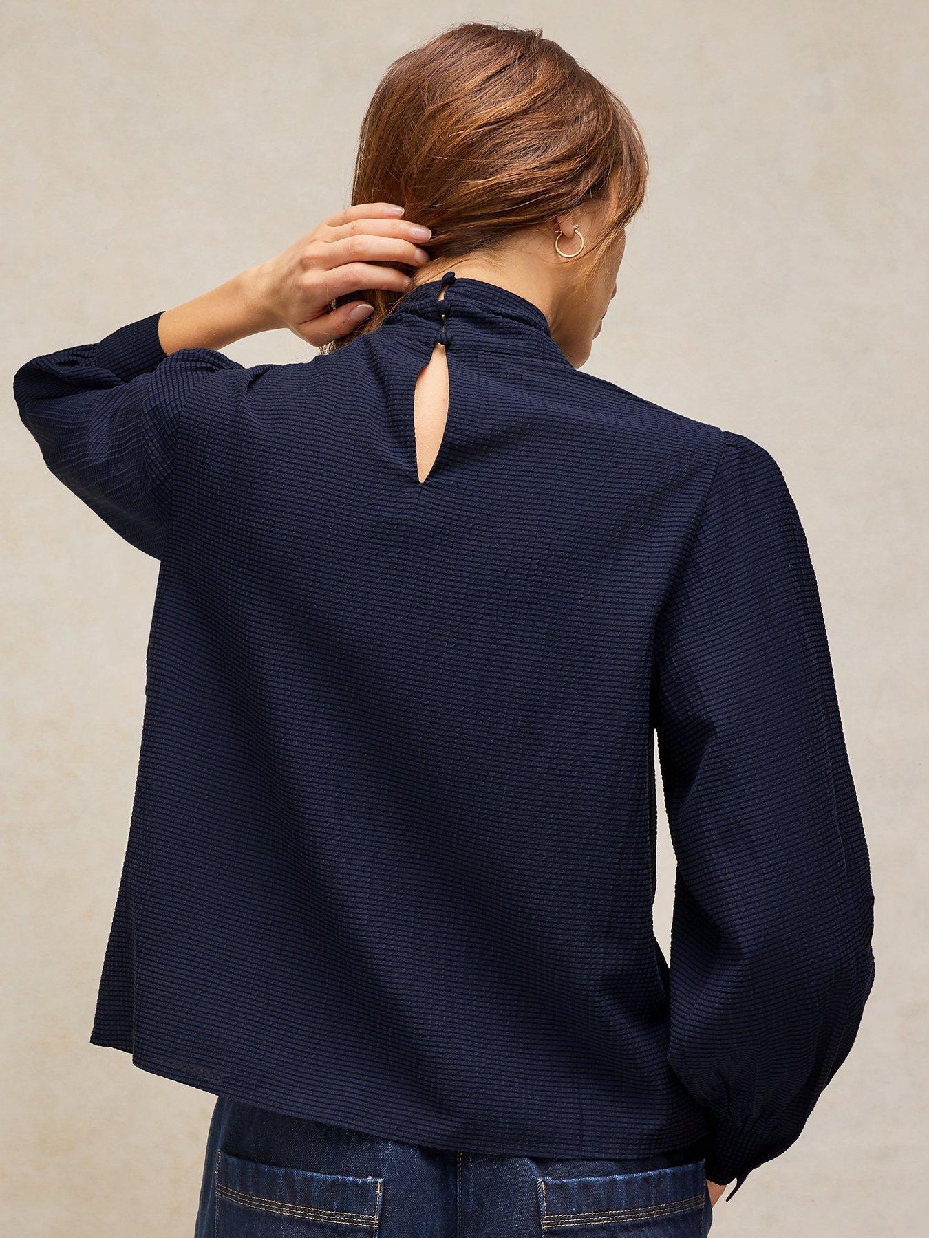 Image 2 of 5 of White Stuff Fleur Tie Neck Top