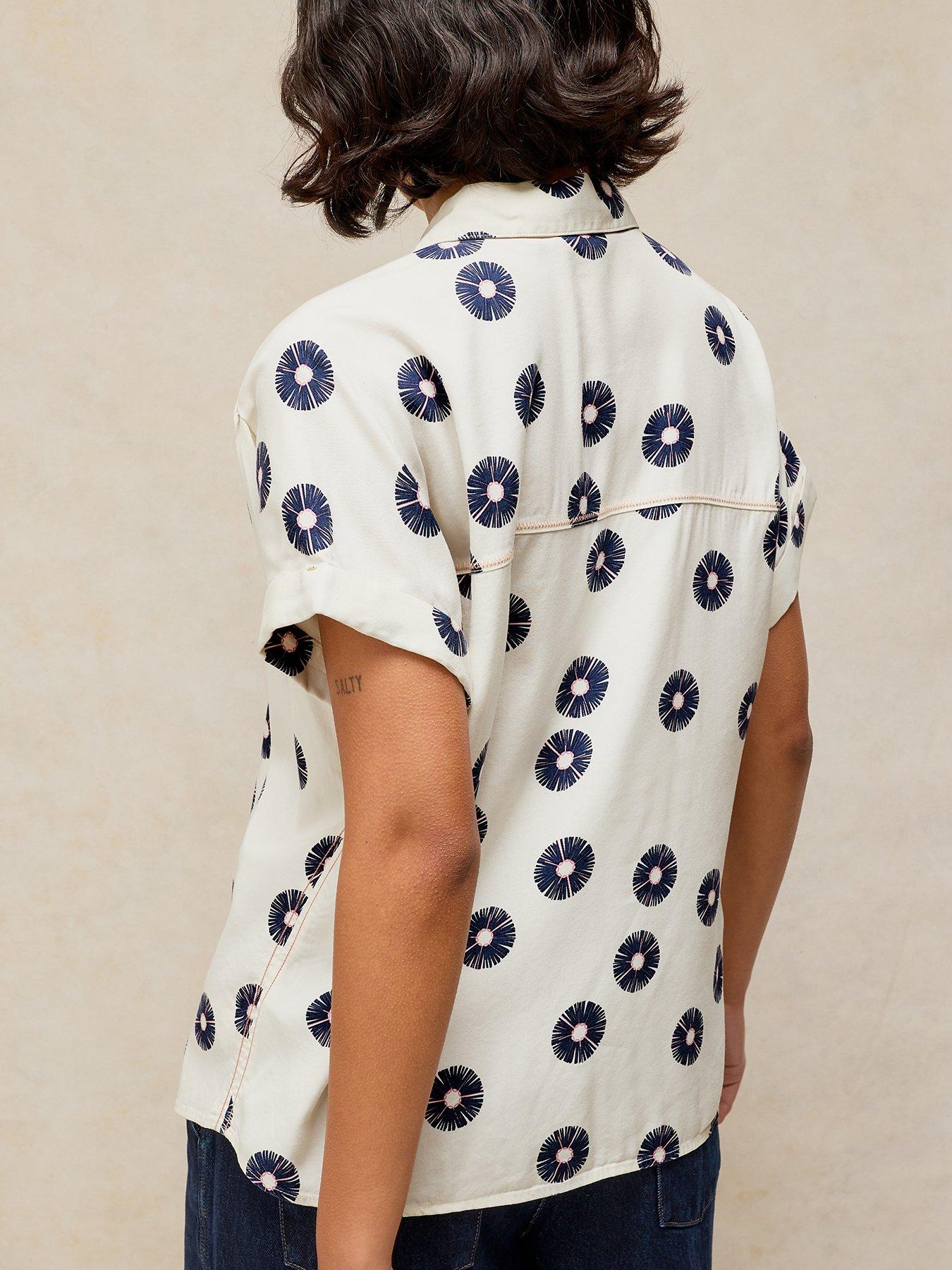 Image 2 of 6 of White Stuff Orla Button Through Shirt