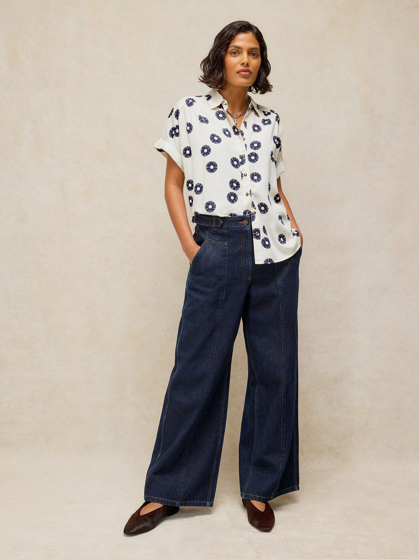 Image 3 of 6 of White Stuff Orla Button Through Shirt