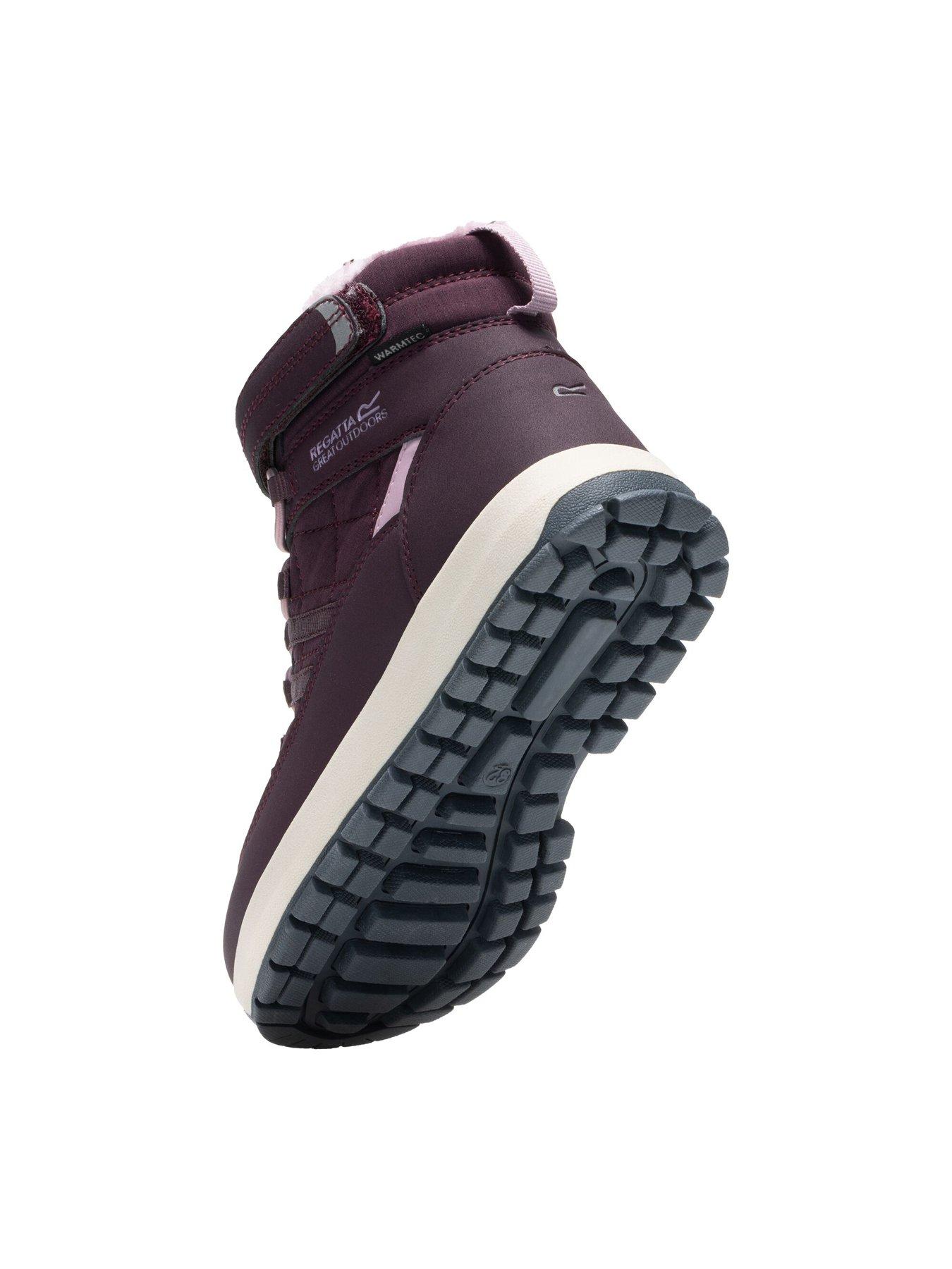 Image 6 of 7 of Regatta Kids Elbourne Jnr Waterproof Insulated Walking Boots - Fig/Lilac