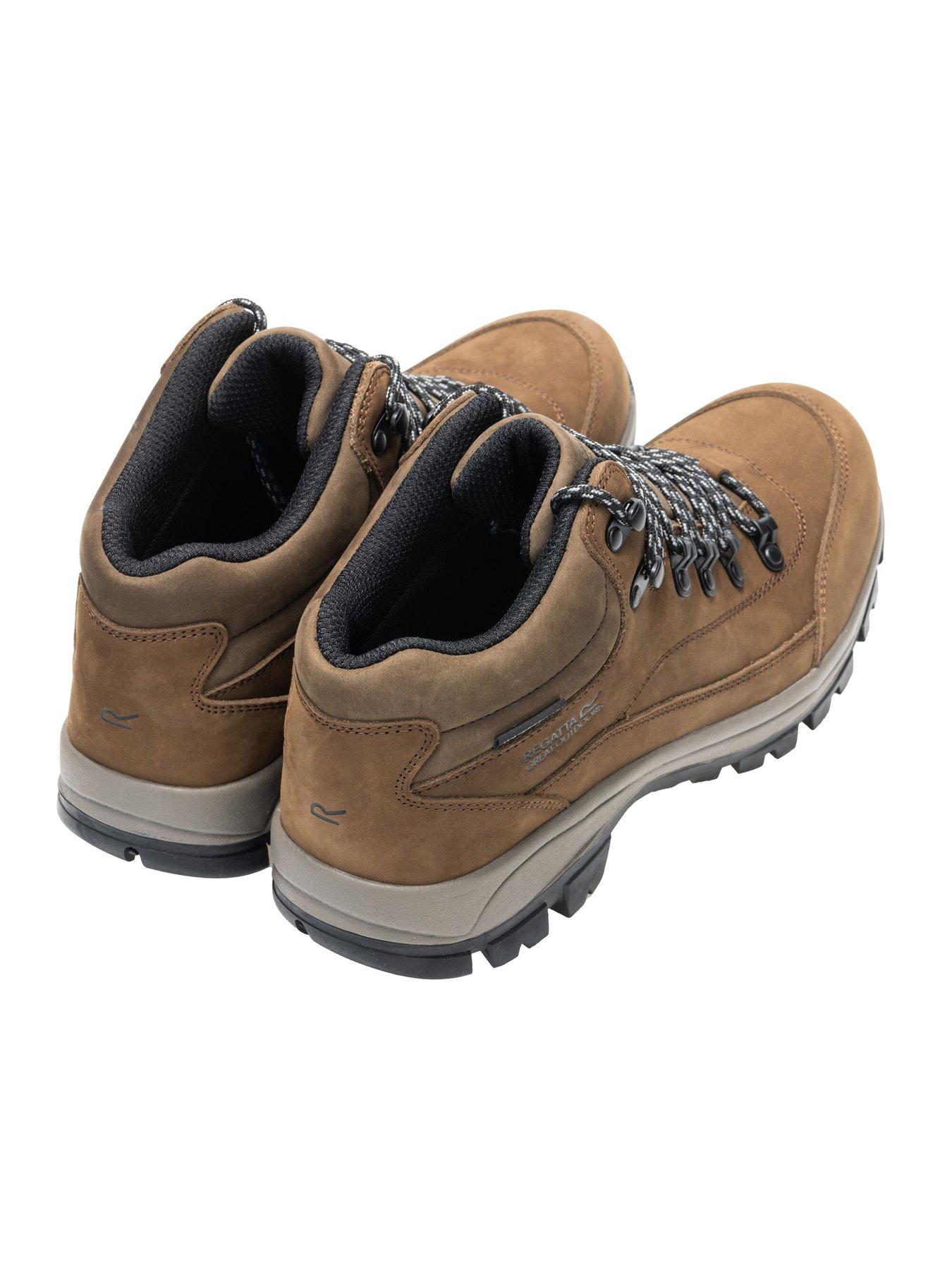 Image 6 of 7 of Regatta Mens Bayton Leather Mid Walking Boots - Brown