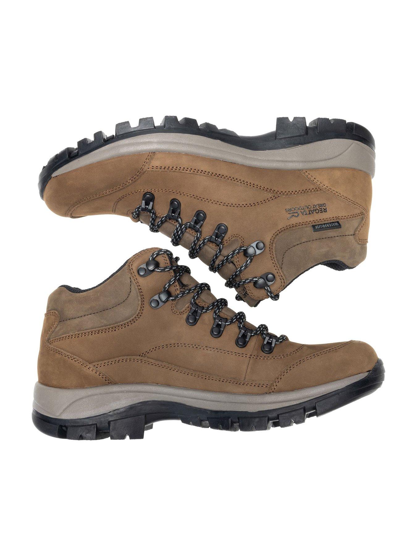 Image 7 of 7 of Regatta Mens Bayton Leather Mid Walking Boots - Brown