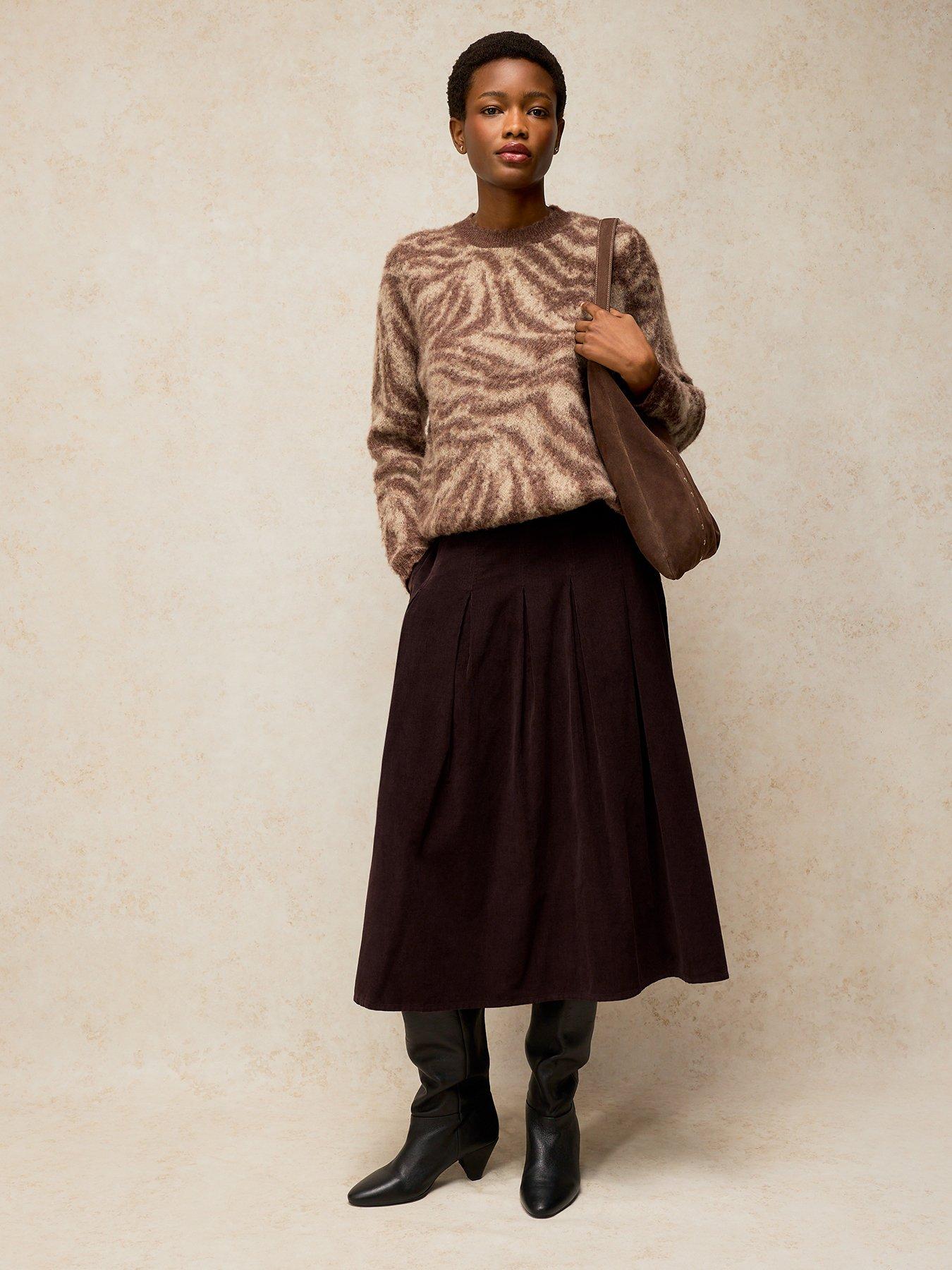 Image 3 of 5 of White Stuff Marlowe Cord Skirt