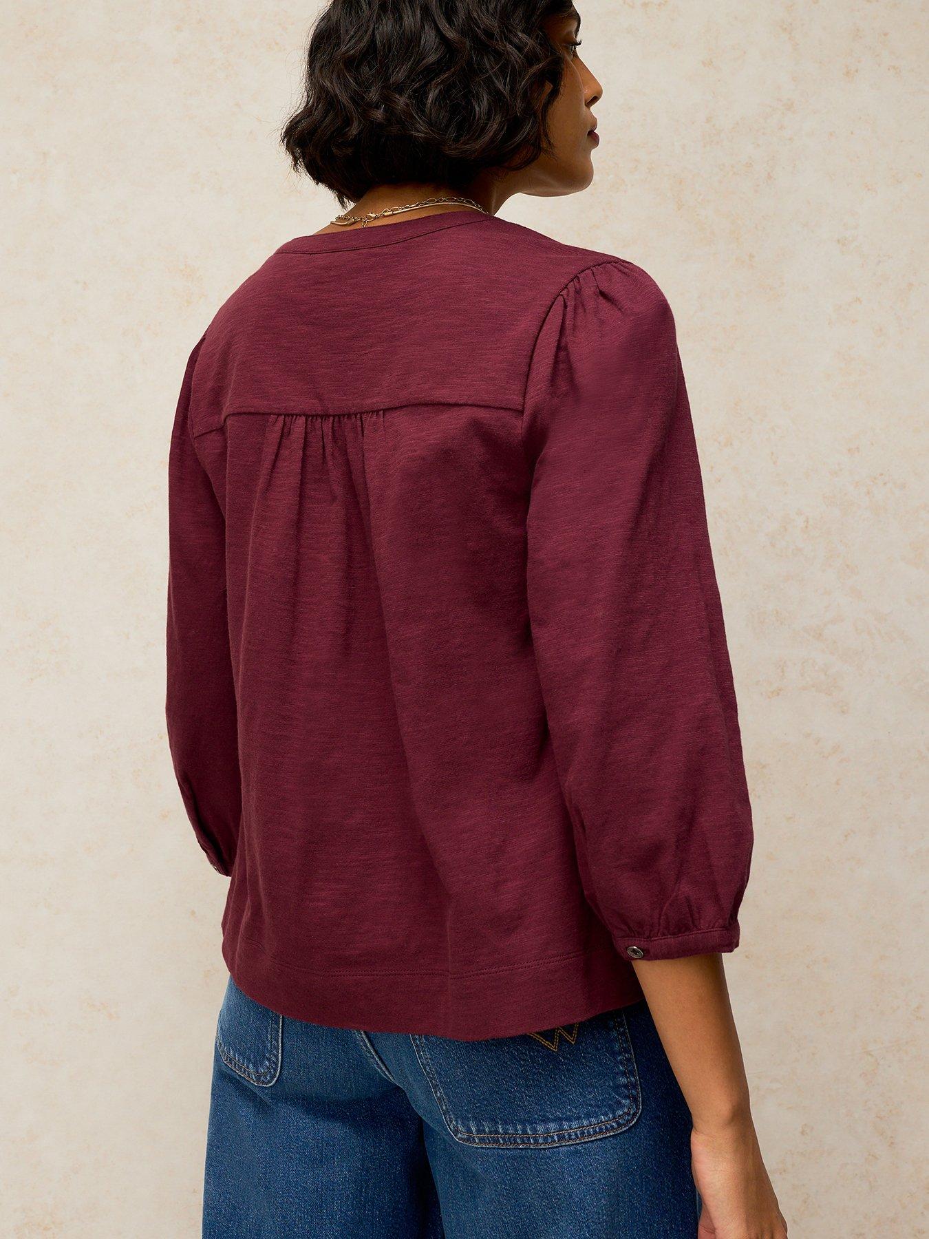 Image 2 of 5 of White Stuff Amelia Embroidered Top