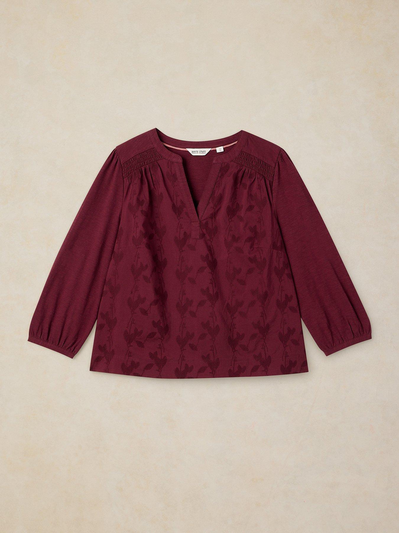 Image 5 of 5 of White Stuff Amelia Embroidered Top