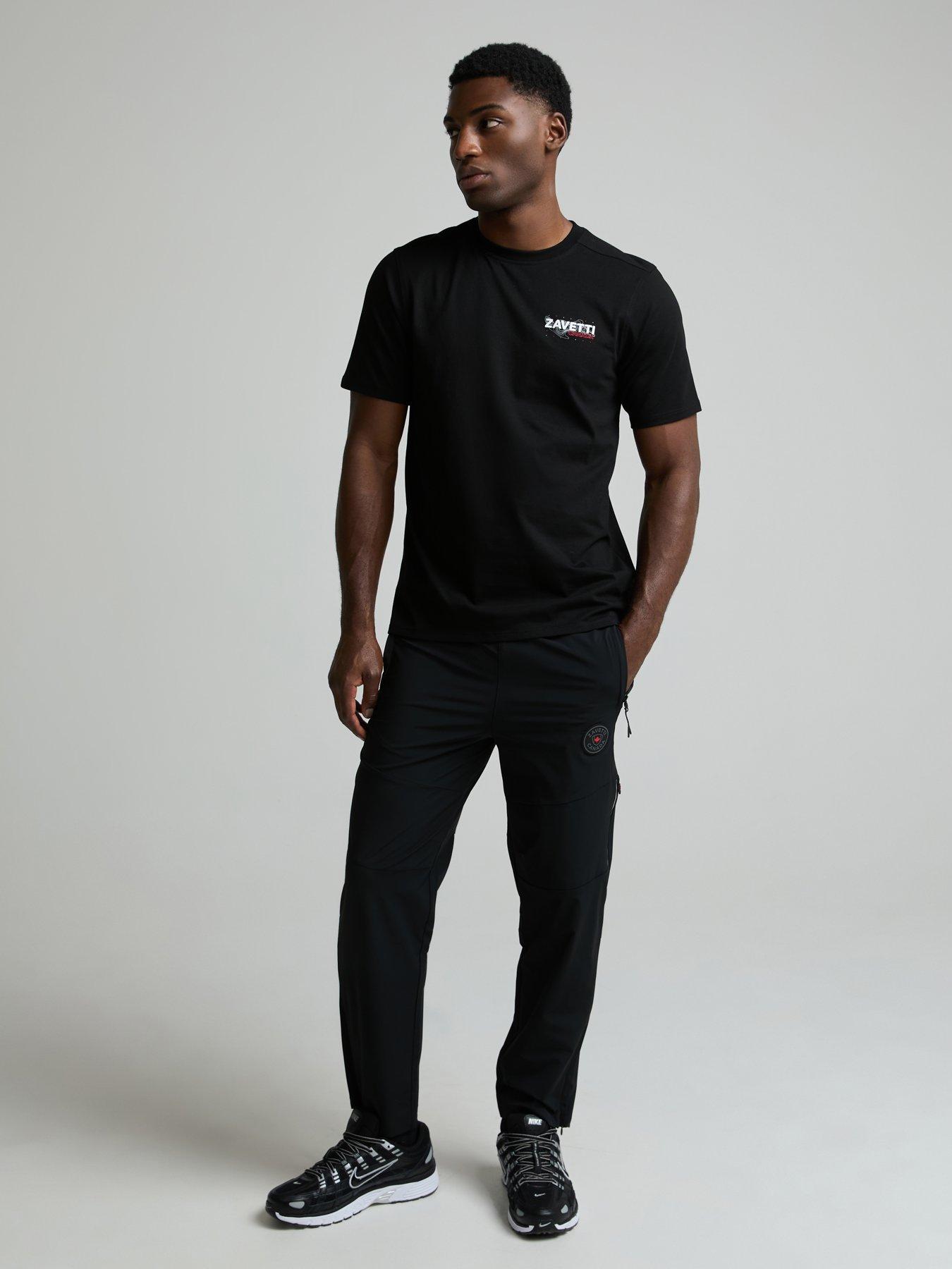 Image 3 of 5 of Zavetti Canada Ormallo Short Sleeve Backprint Graphic T-Shirt - Black