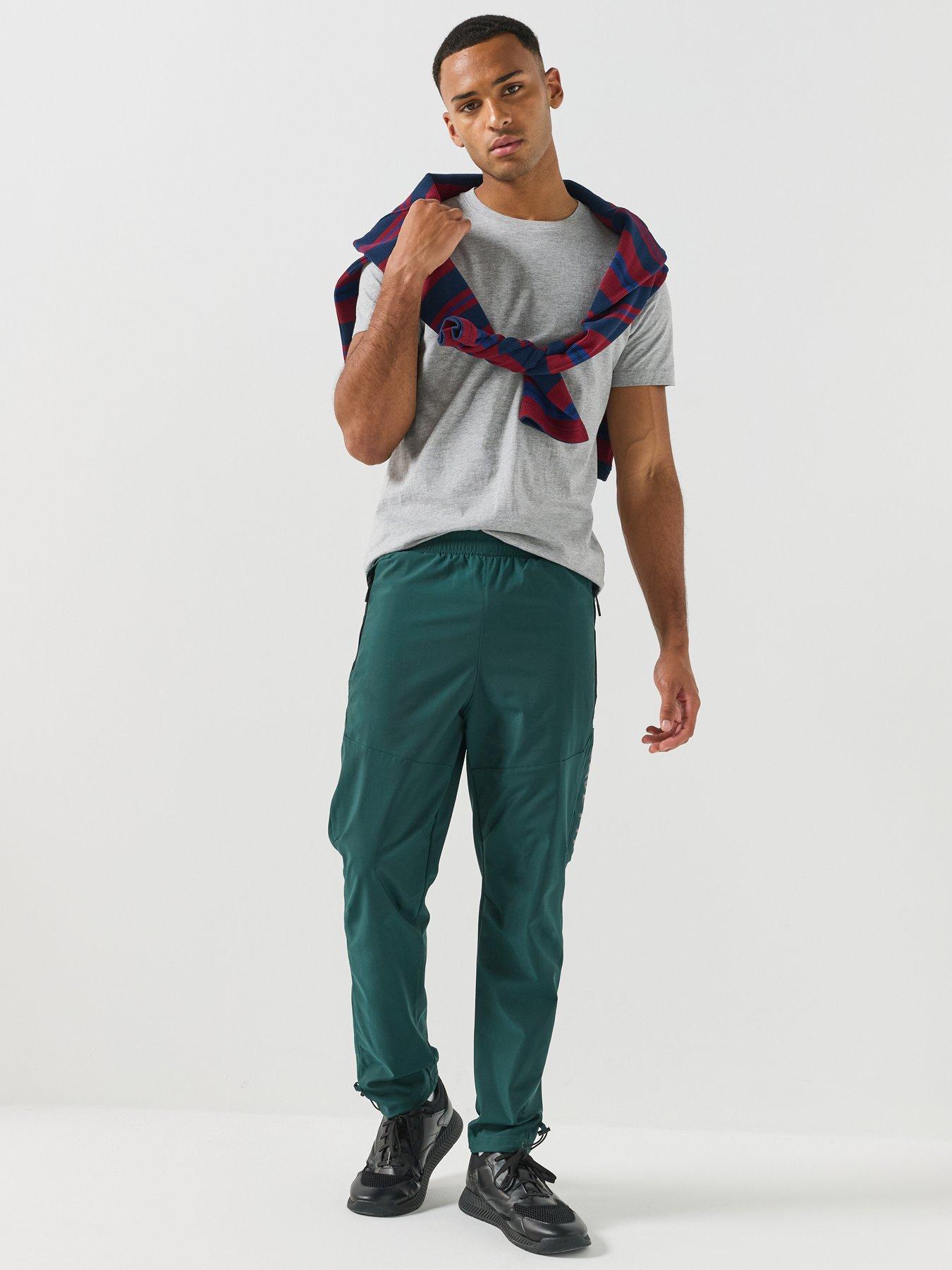 Image 5 of 6 of Zavetti Canada Zavetti Canada Bennicci Woven Elasticated Waist Trousers - Dark Green