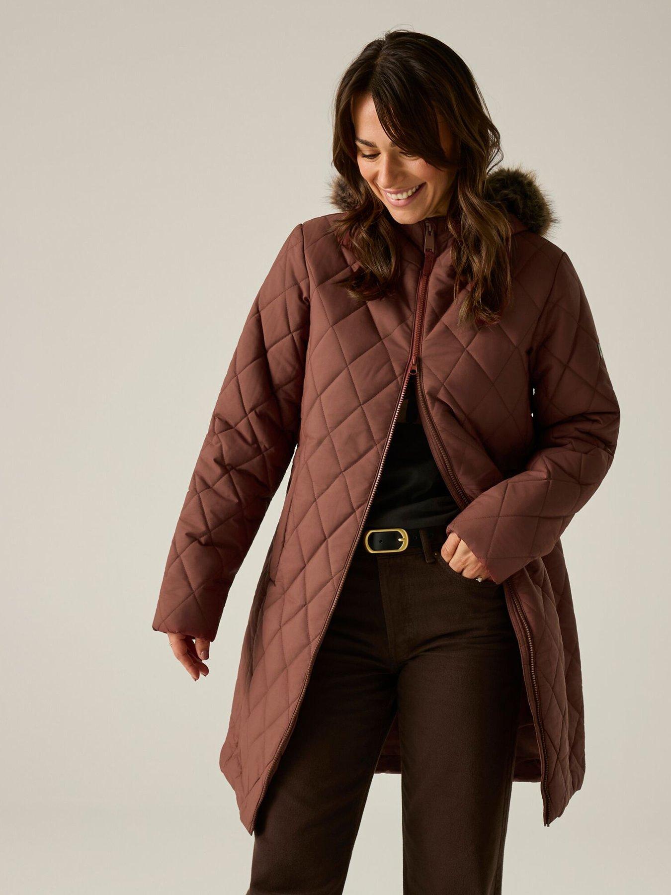 Image 1 of 7 of Regatta Regatta Womens Fionne Insulated Water-Repellent Quilted Jacket - Red