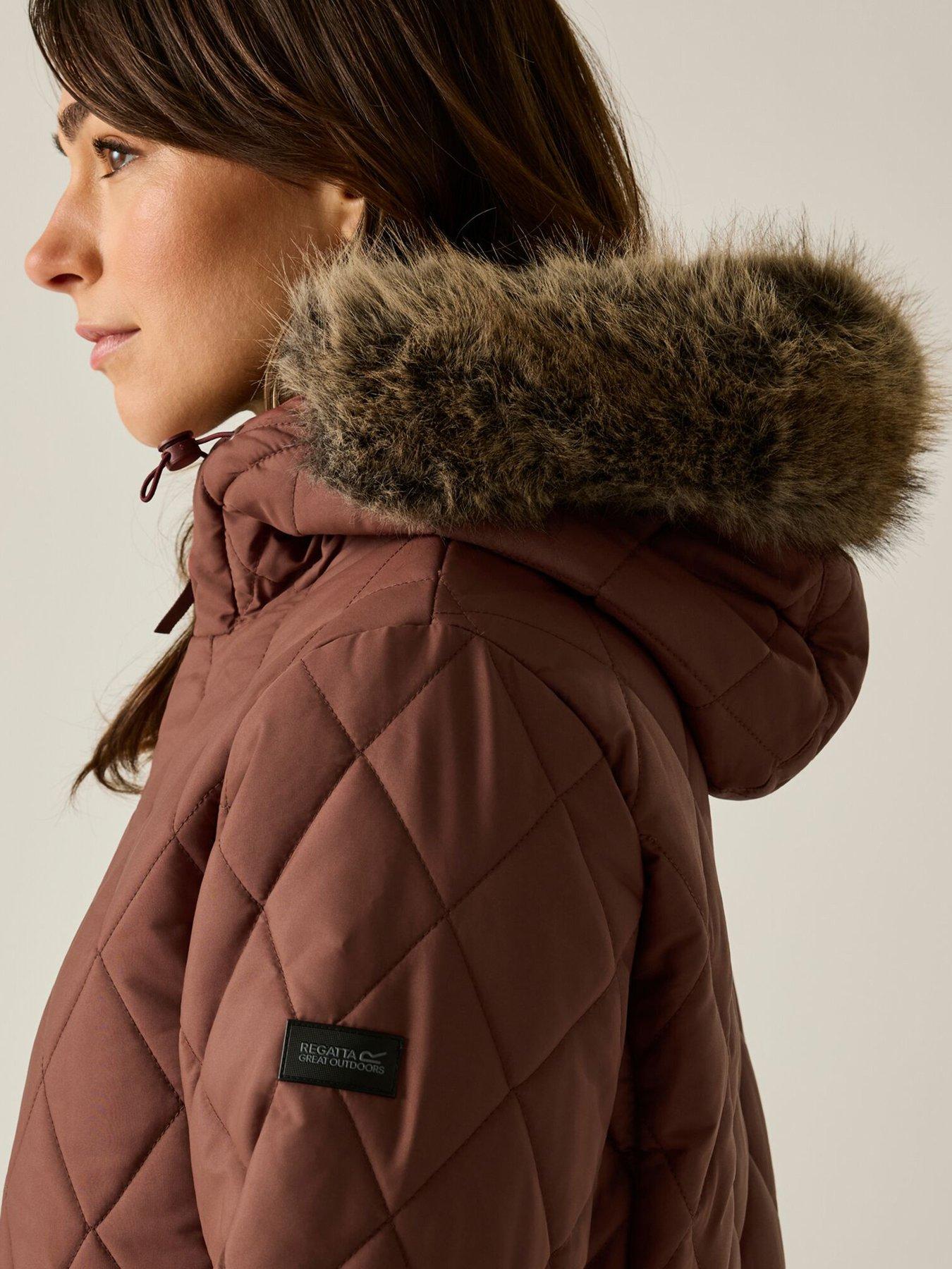 Image 2 of 7 of Regatta Regatta Womens Fionne Insulated Water-Repellent Quilted Jacket - Red