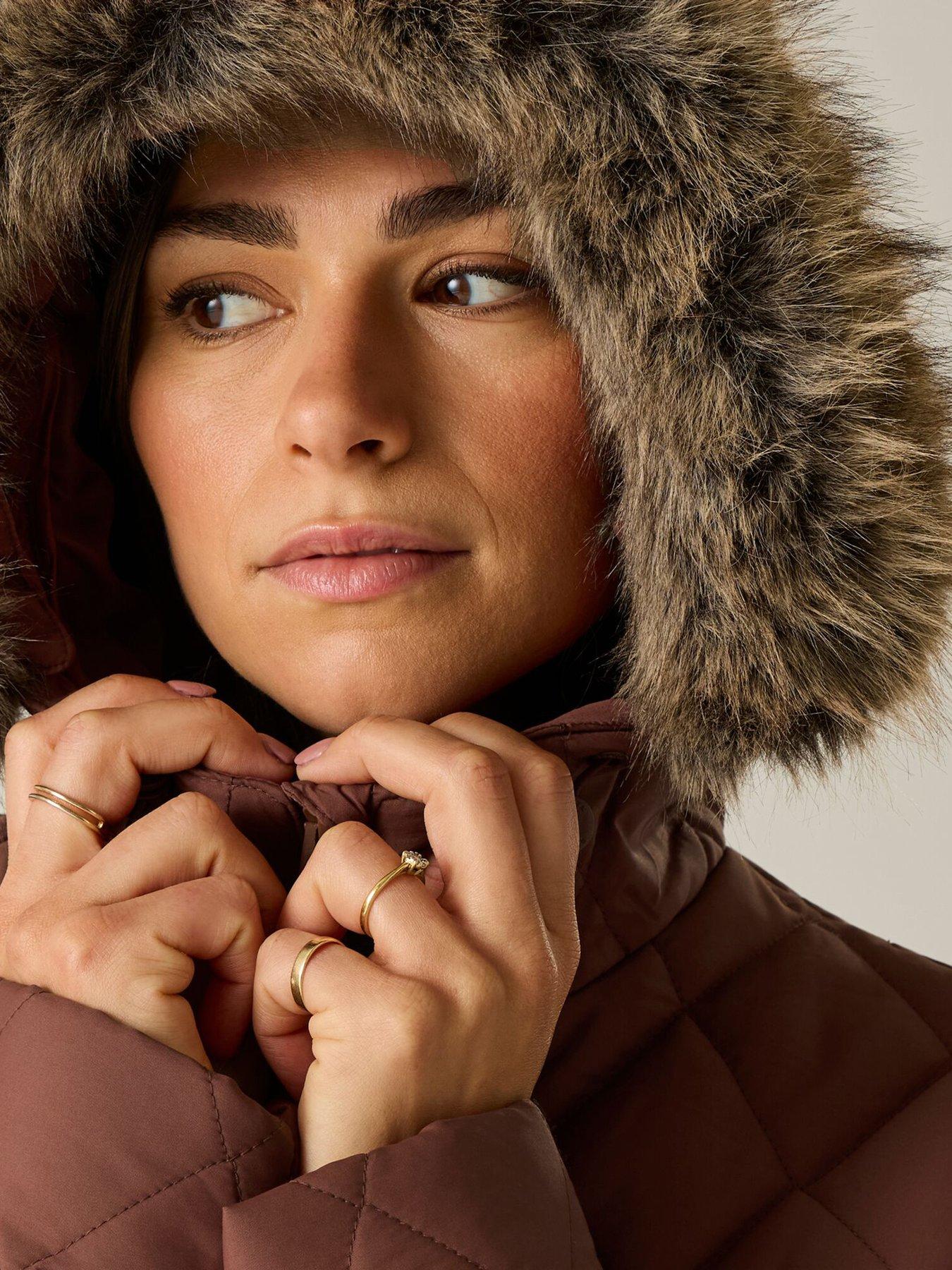 Image 4 of 7 of Regatta Regatta Womens Fionne Insulated Water-Repellent Quilted Jacket - Red