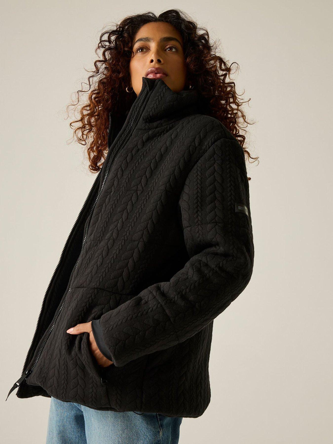 Image 2 of 7 of Regatta Womens Amaryl Warmloft Insulated Water-Repellent Quilted Jacket - Black