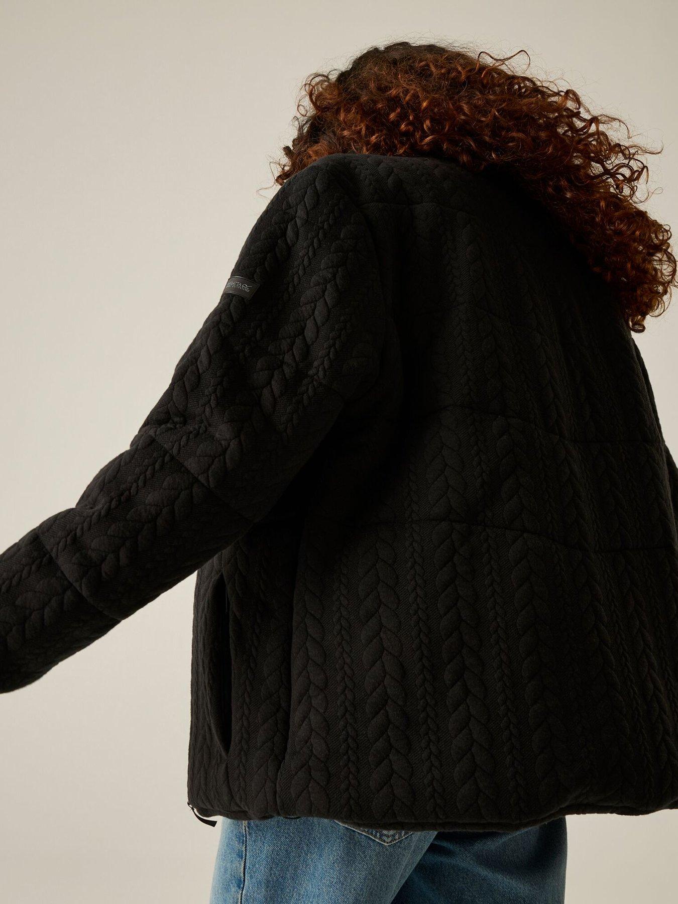 Image 3 of 7 of Regatta Womens Amaryl Warmloft Insulated Water-Repellent Quilted Jacket - Black