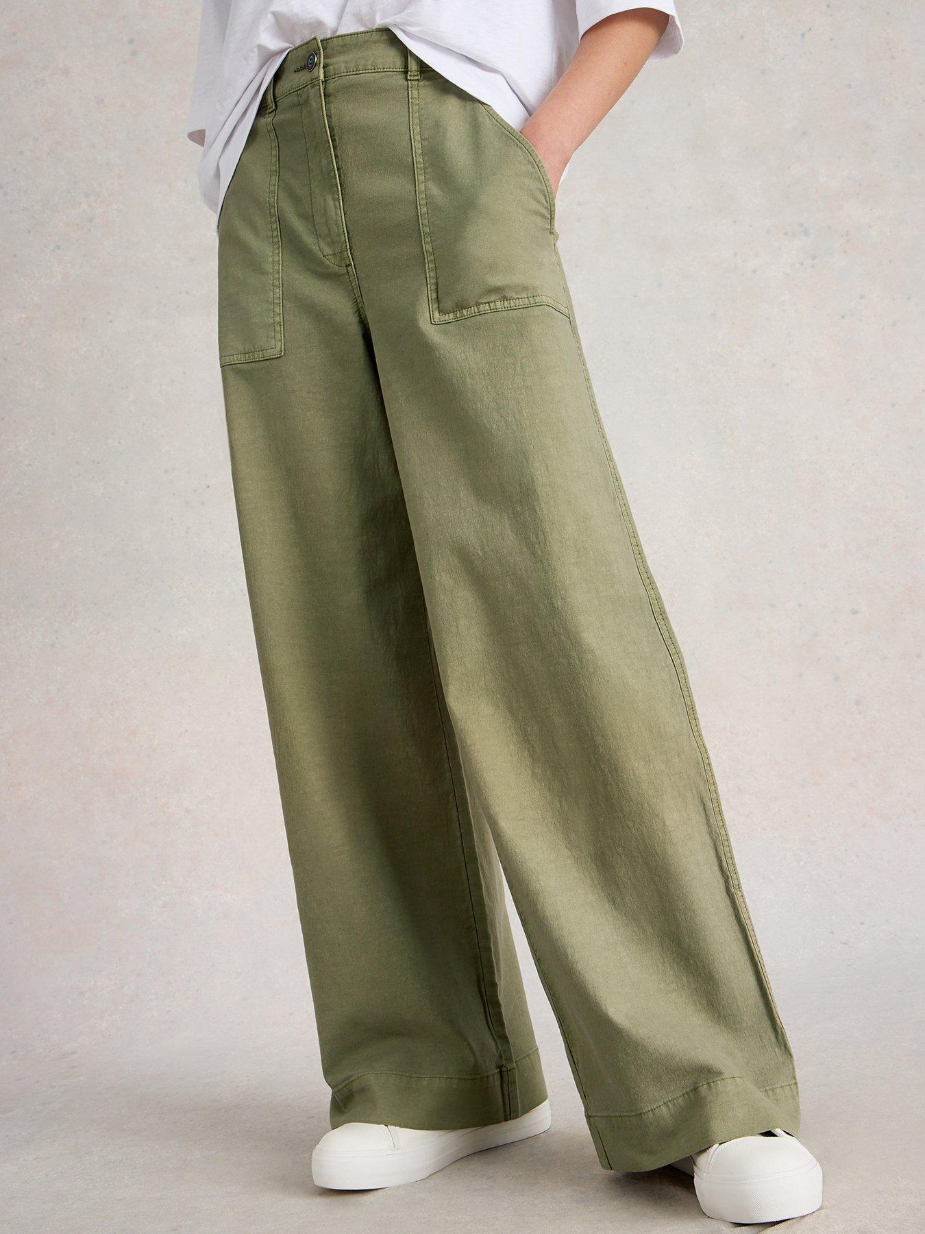 White Stuff Twister Chino Wide Leg Trouser