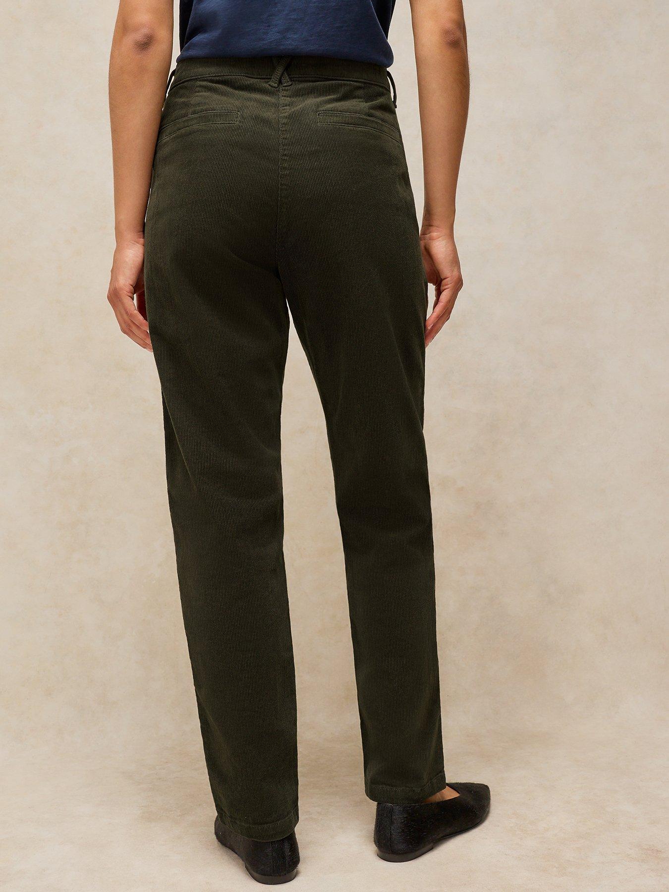 Image 2 of 5 of White Stuff Womens Twister Cord Trouser - Green
