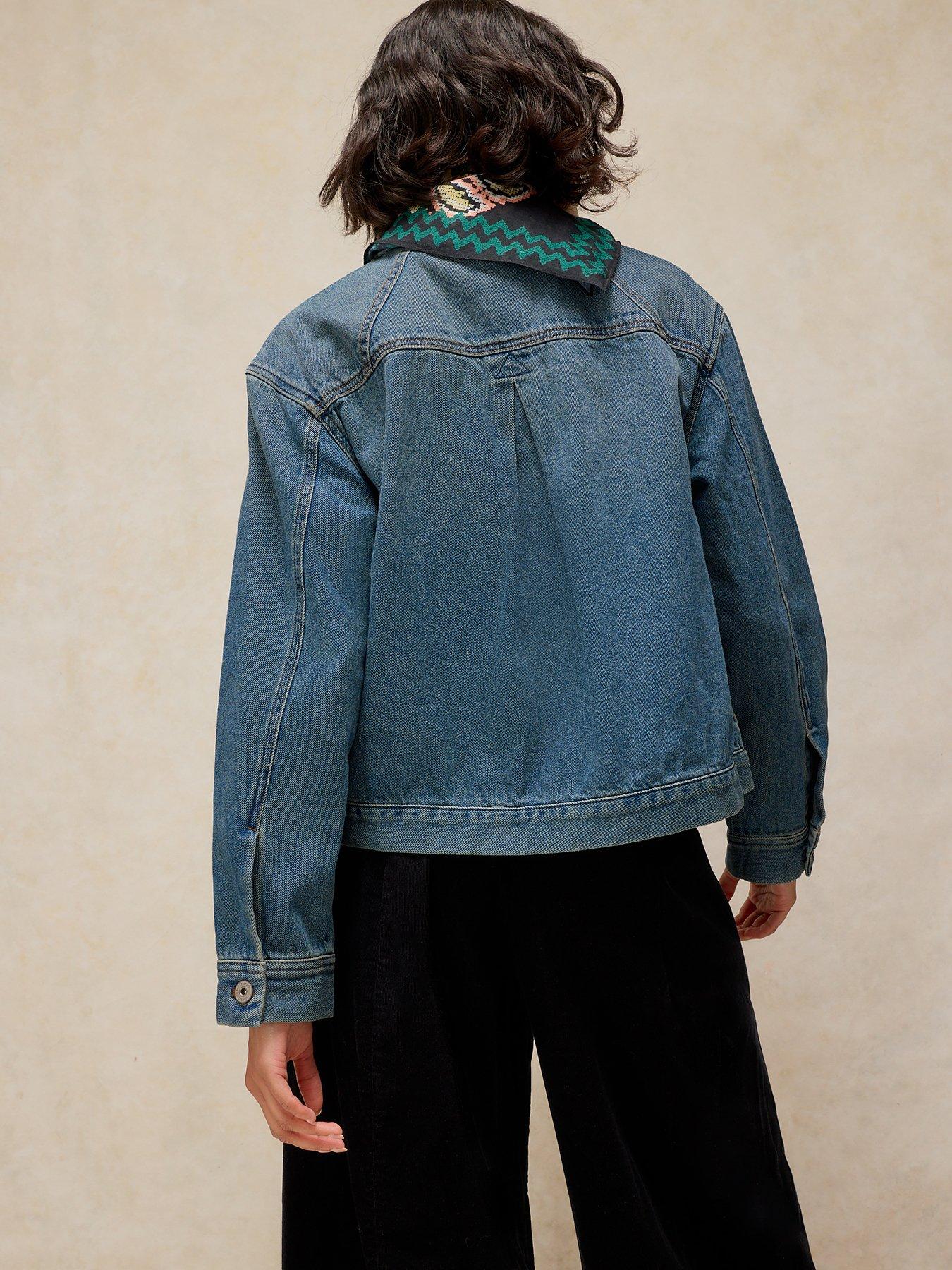 Image 2 of 6 of White Stuff Eva Denim Jacket - Blue