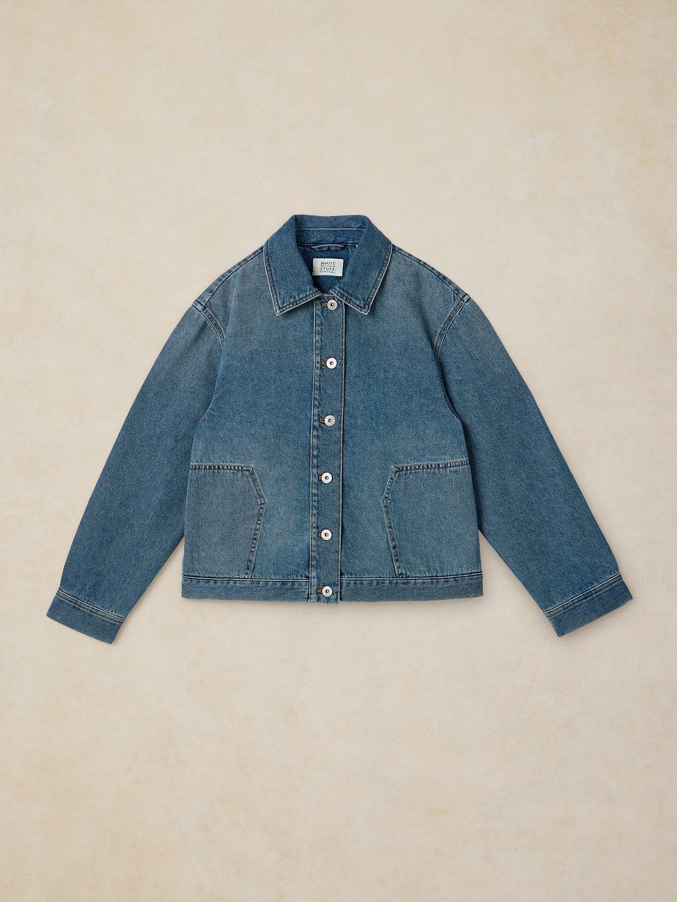 Image 5 of 6 of White Stuff Eva Denim Jacket - Blue