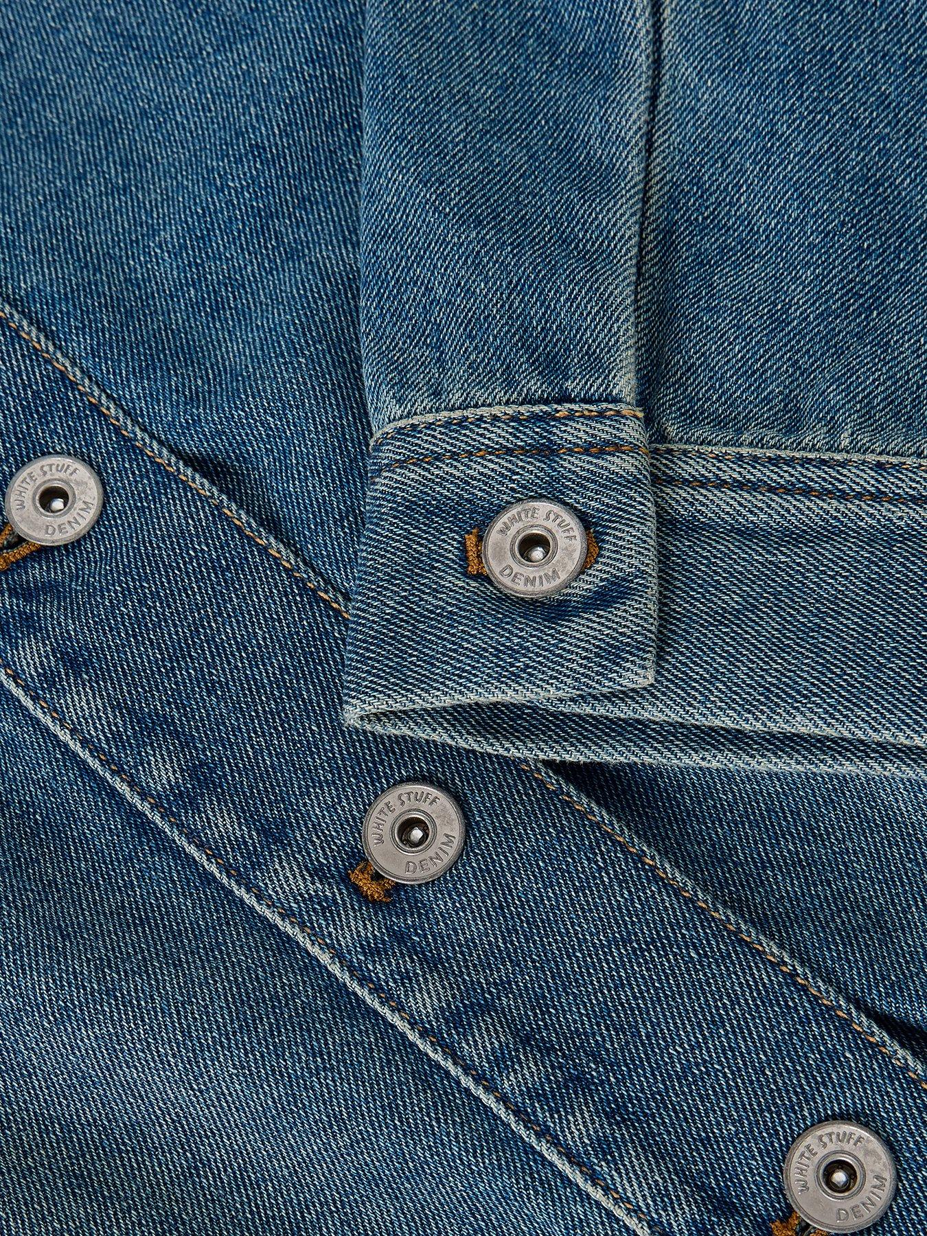 Image 6 of 6 of White Stuff Eva Denim Jacket - Blue