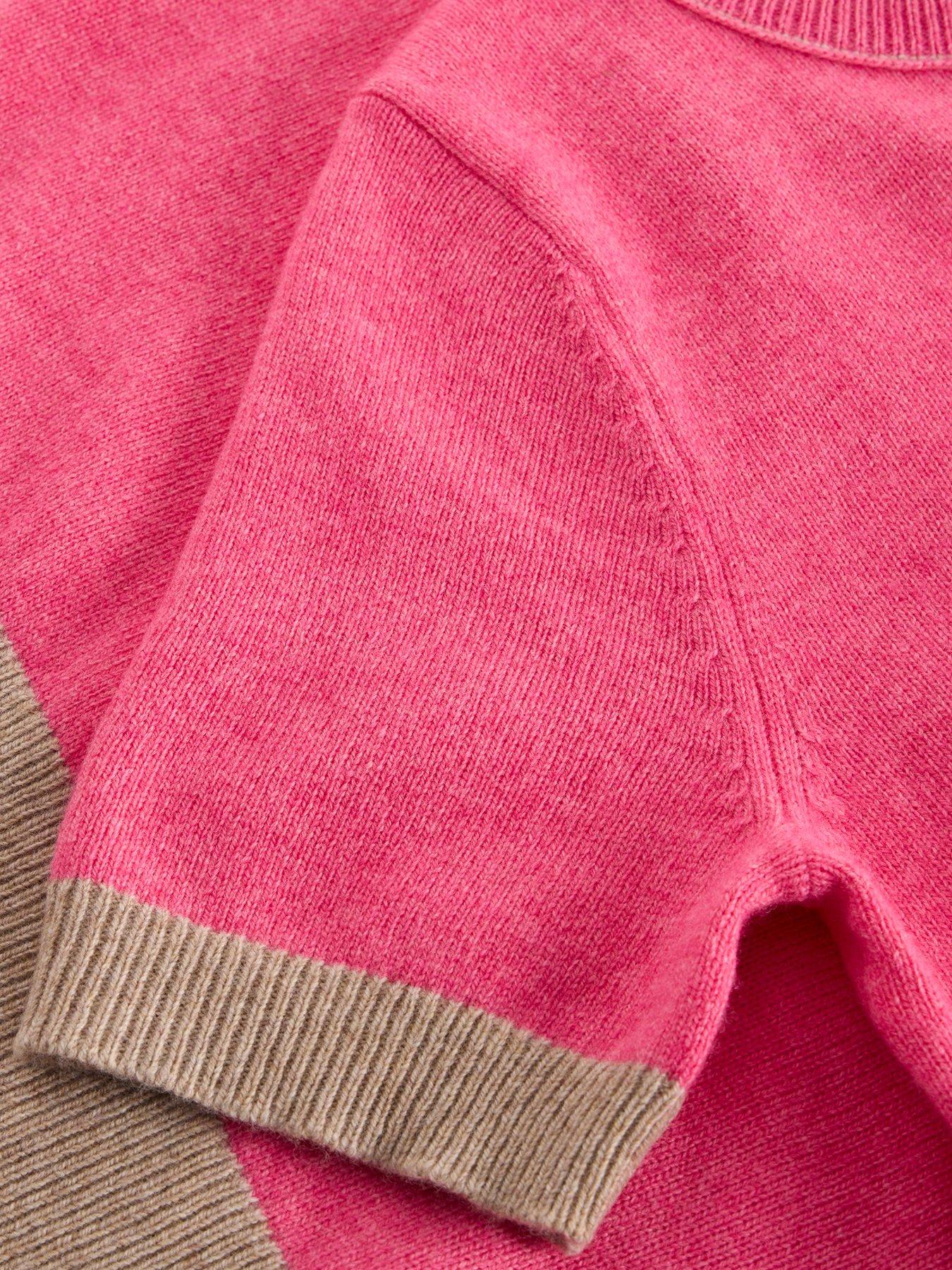 Image 6 of 6 of White Stuff Sansa Knitted T-Shirt - Pink