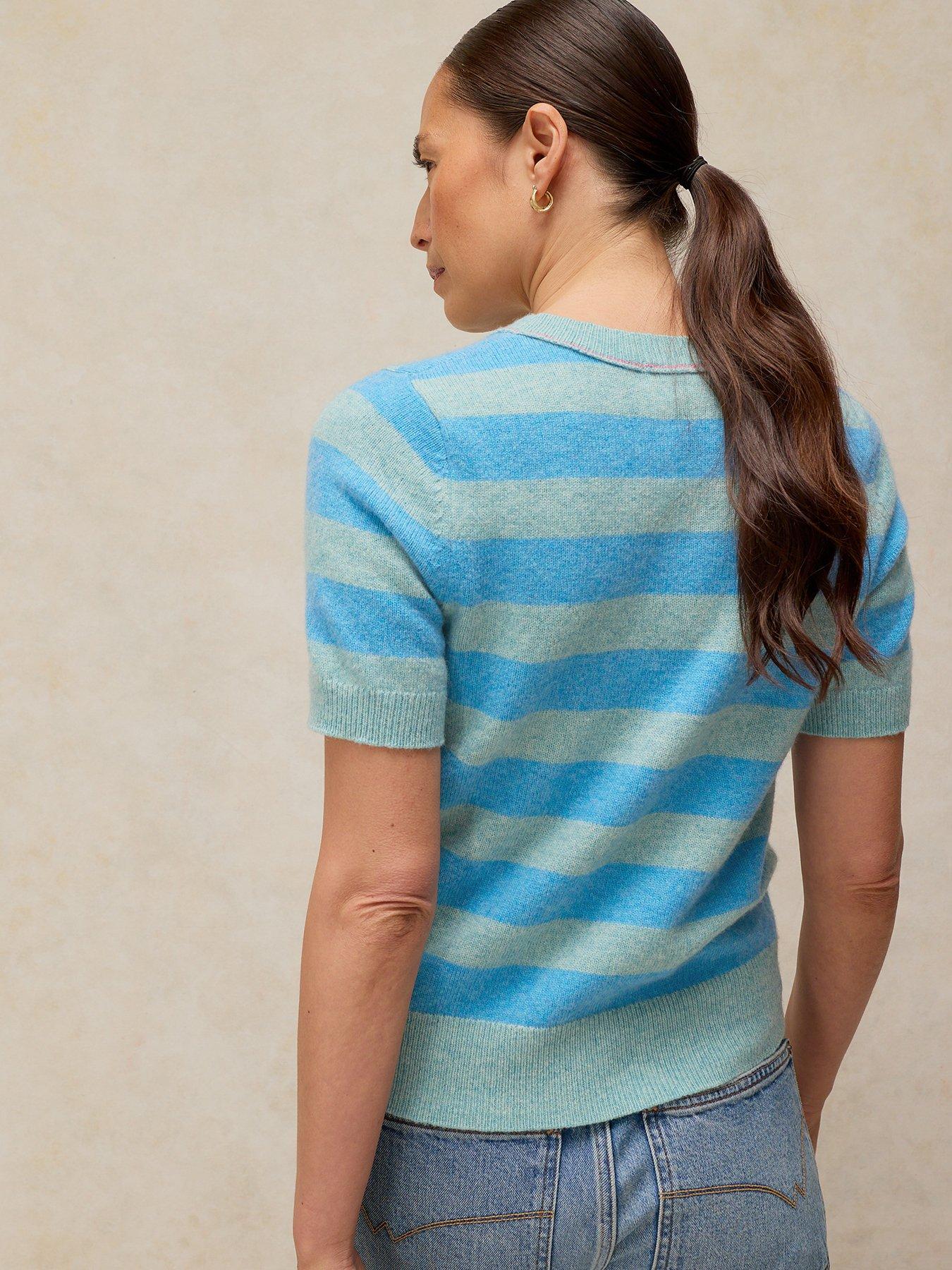 Image 2 of 6 of White Stuff Sansa Stripe Knitted Tee