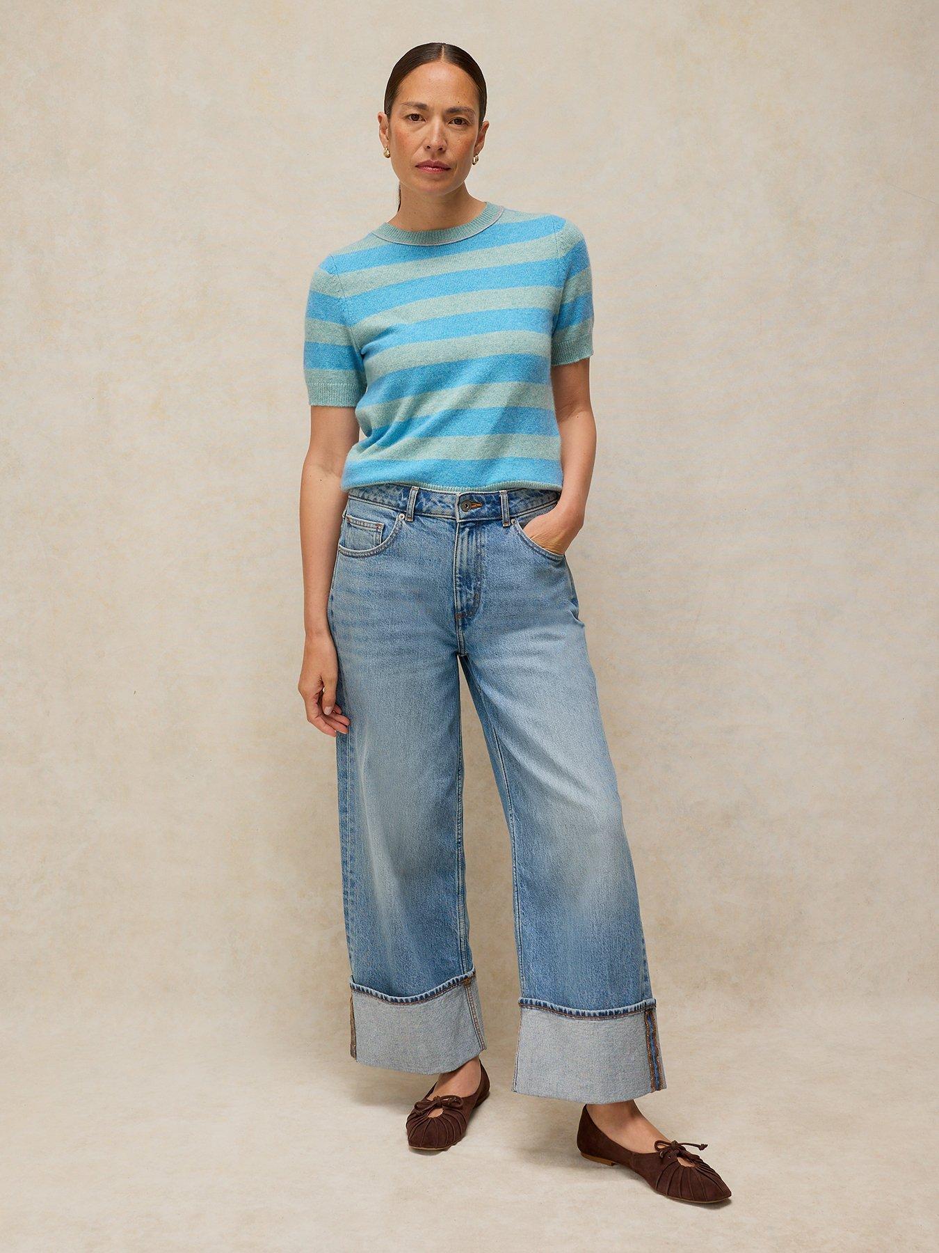 Image 3 of 6 of White Stuff Sansa Stripe Knitted Tee