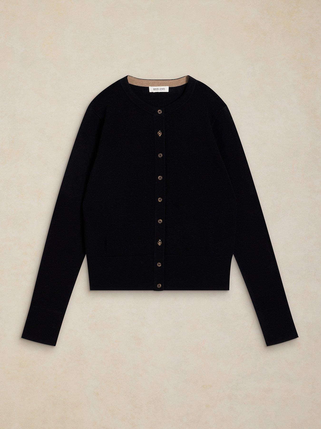 Image 5 of 6 of White Stuff Lois Cardigan - Black