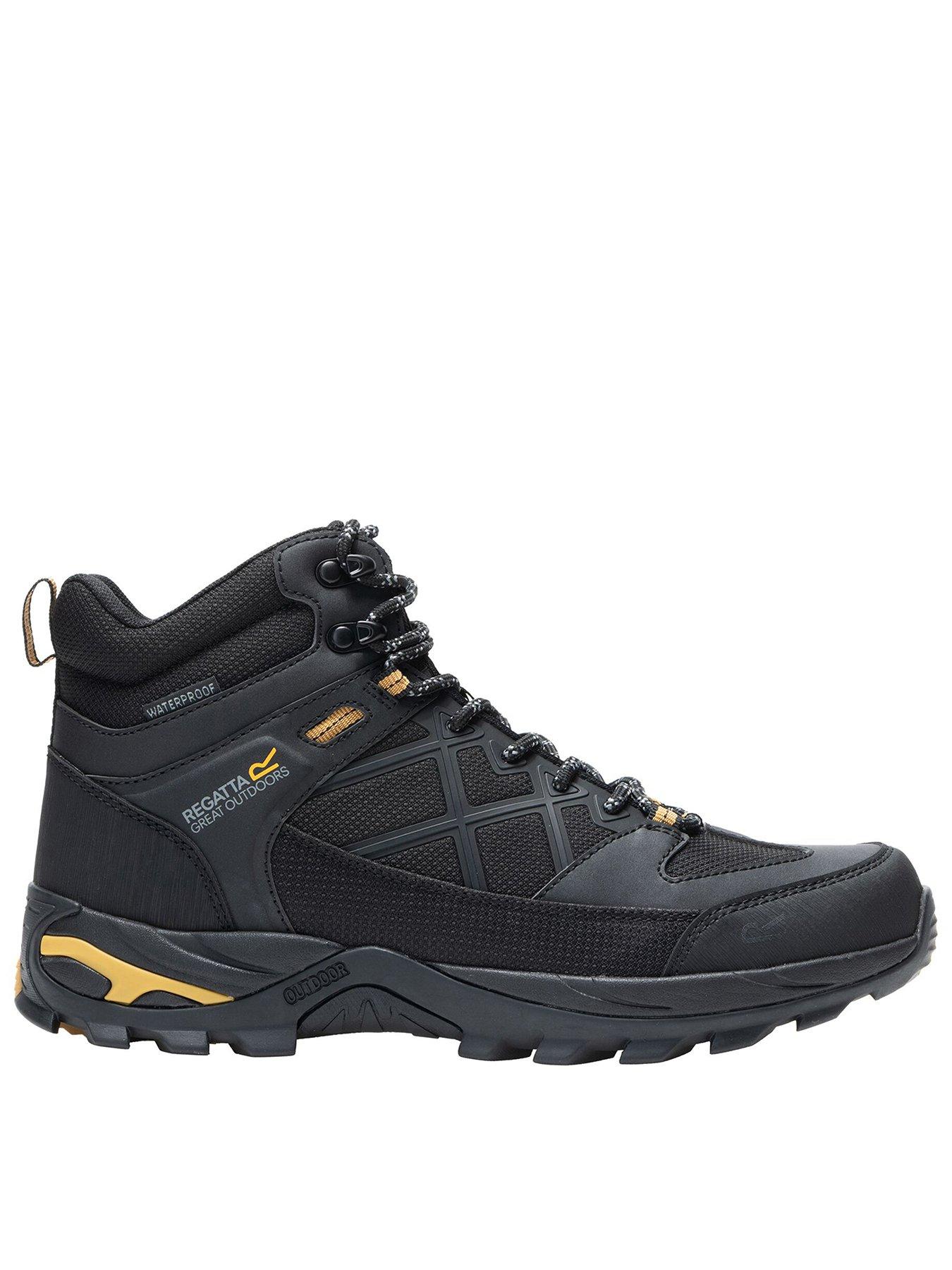 Regatta Mens Samaris Iii Walking Boots -black / Ash / Wood
