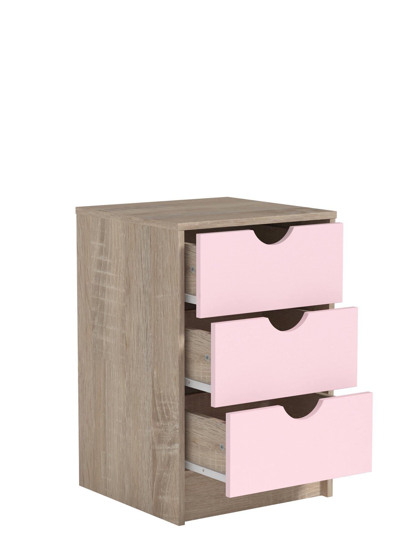 Image 7 of 7 of The Very Collection Mico Package - Bedside, 3 Drawer Chest And 2 Door Wardrobe - FSC&reg; Certified