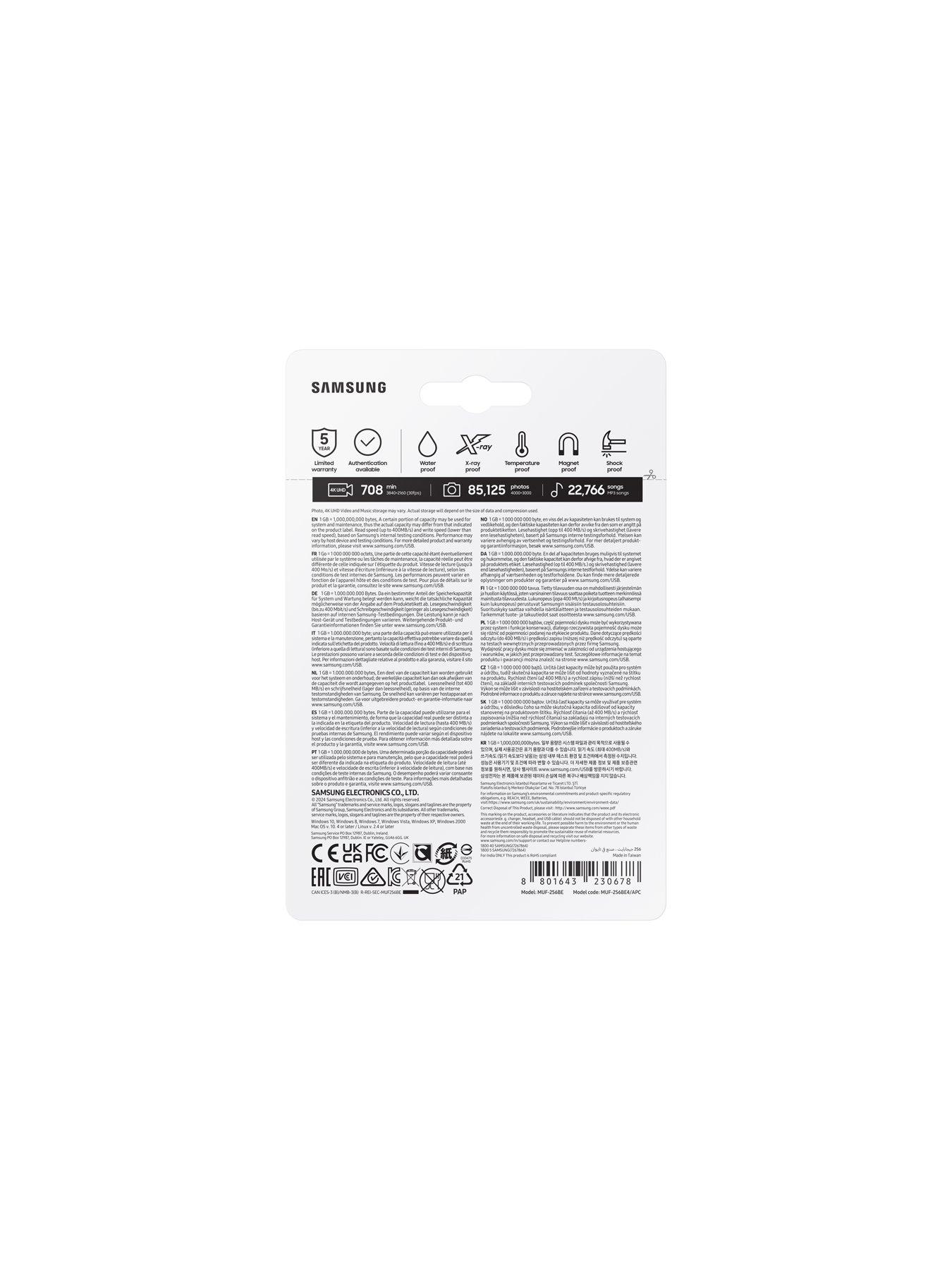 Image 7 of 7 of Samsung Samsung Bar Plus 256GB USB Drive Titan Grey
