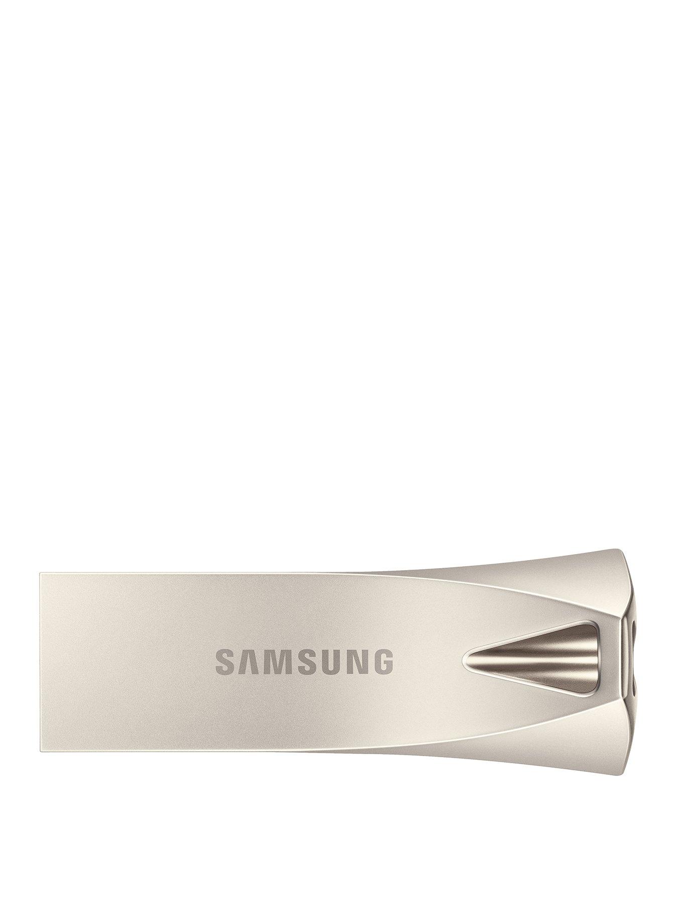 Image 1 of 7 of Samsung Samsung Bar Plus 512GB USB Drive Champagne Silver