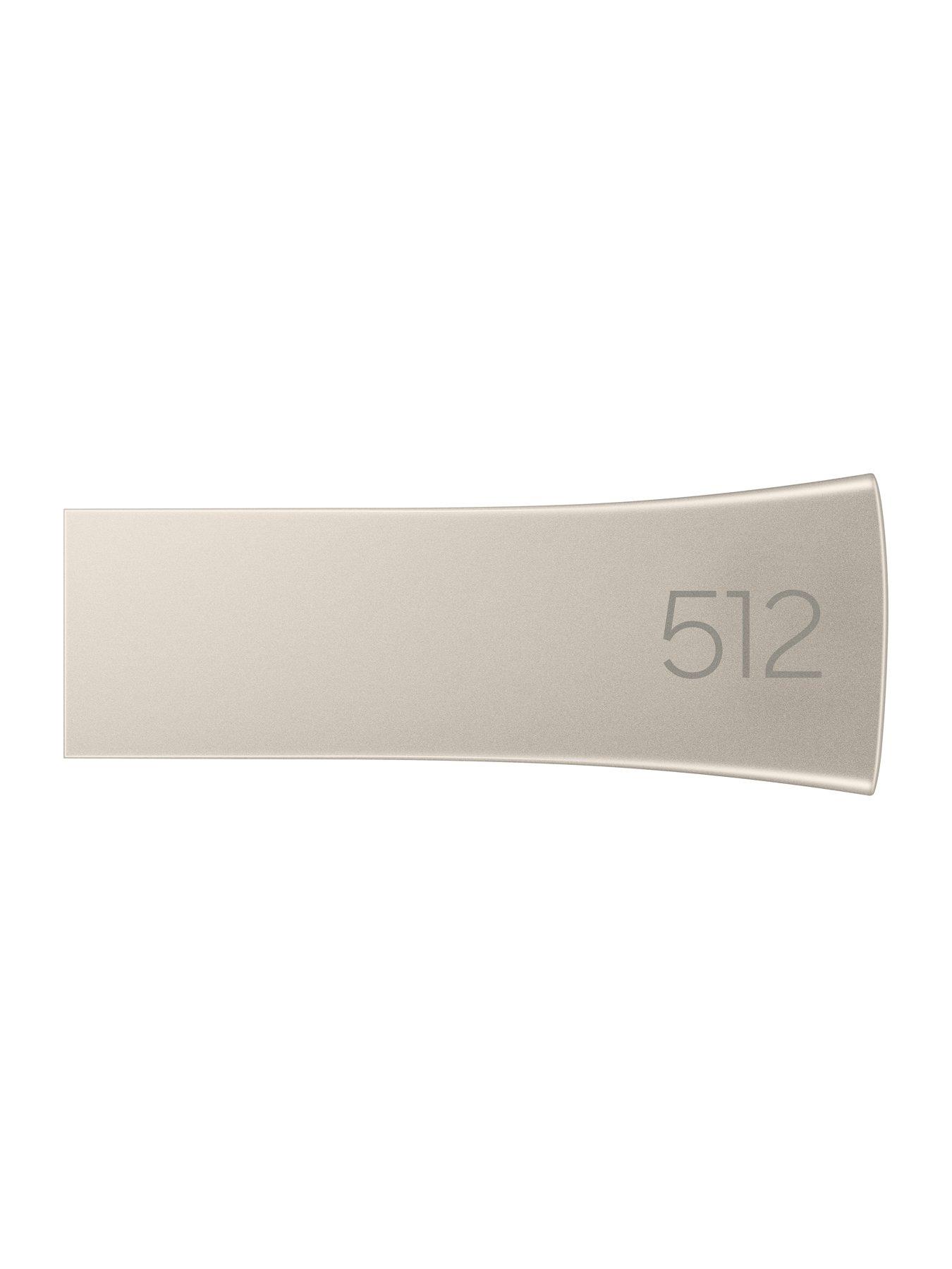 Image 2 of 7 of Samsung Samsung Bar Plus 512GB USB Drive Champagne Silver