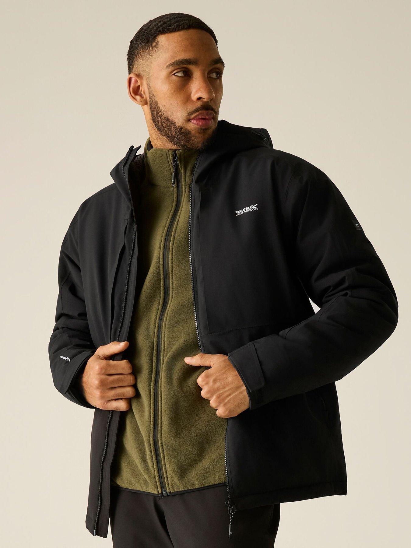Regatta Mens Maltrek Waterproof Insulated Jacket -black