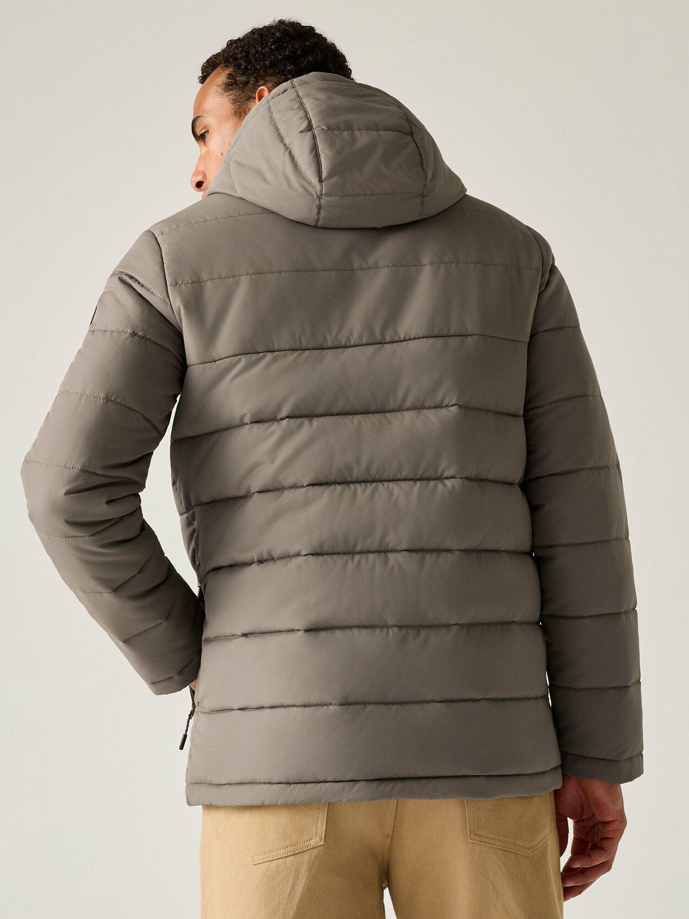 Image 4 of 7 of Regatta Mens Frankie Padded Baffled/quilted -smokey Olive(black)