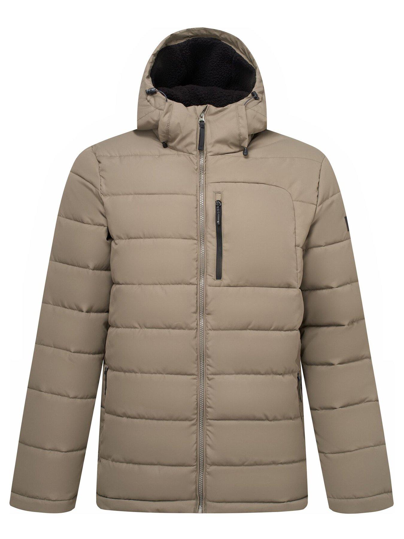 Image 7 of 7 of Regatta Mens Frankie Padded Baffled/quilted -smokey Olive(black)