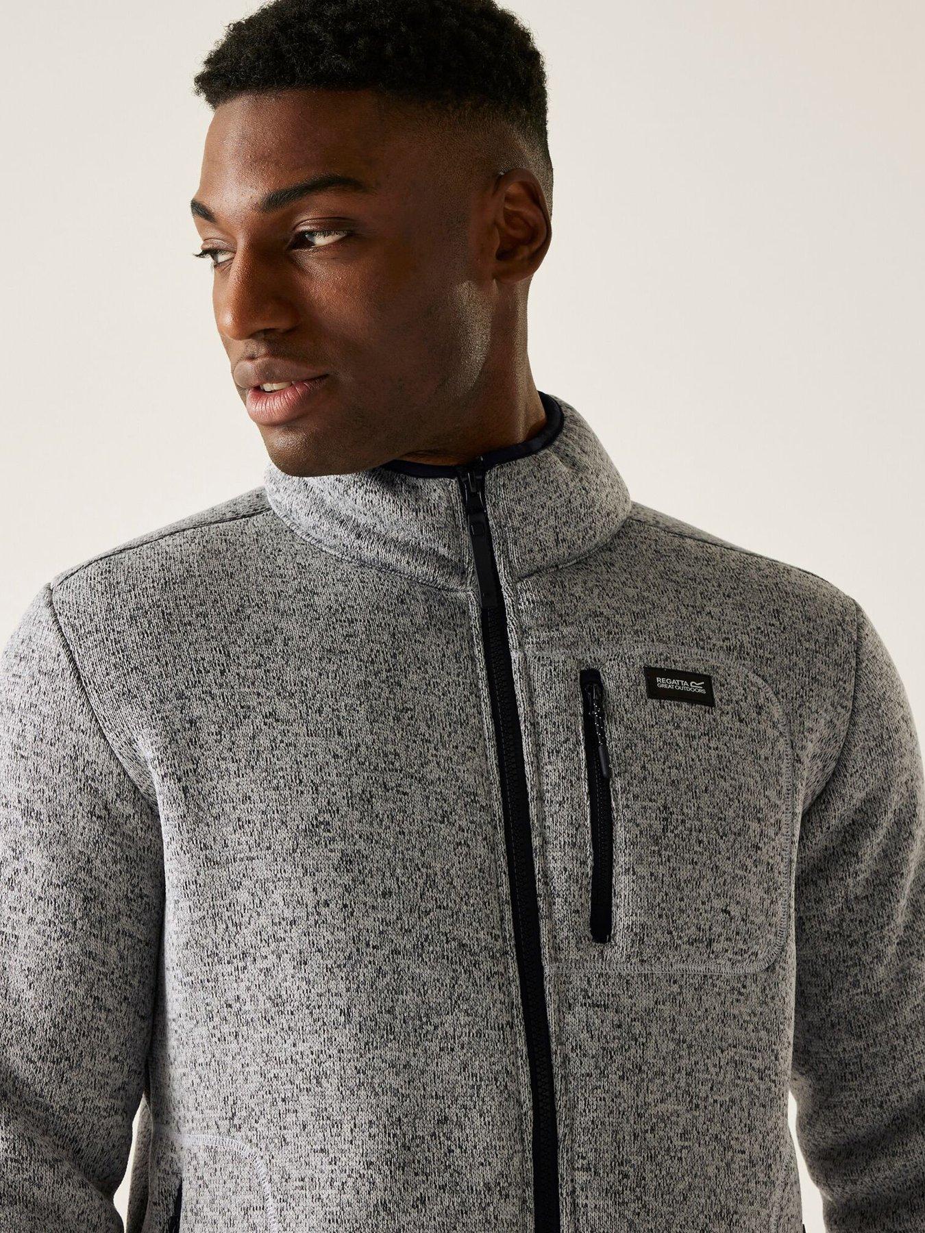 Image 5 of 7 of Regatta Mens Barlee Fleece -silver Grey