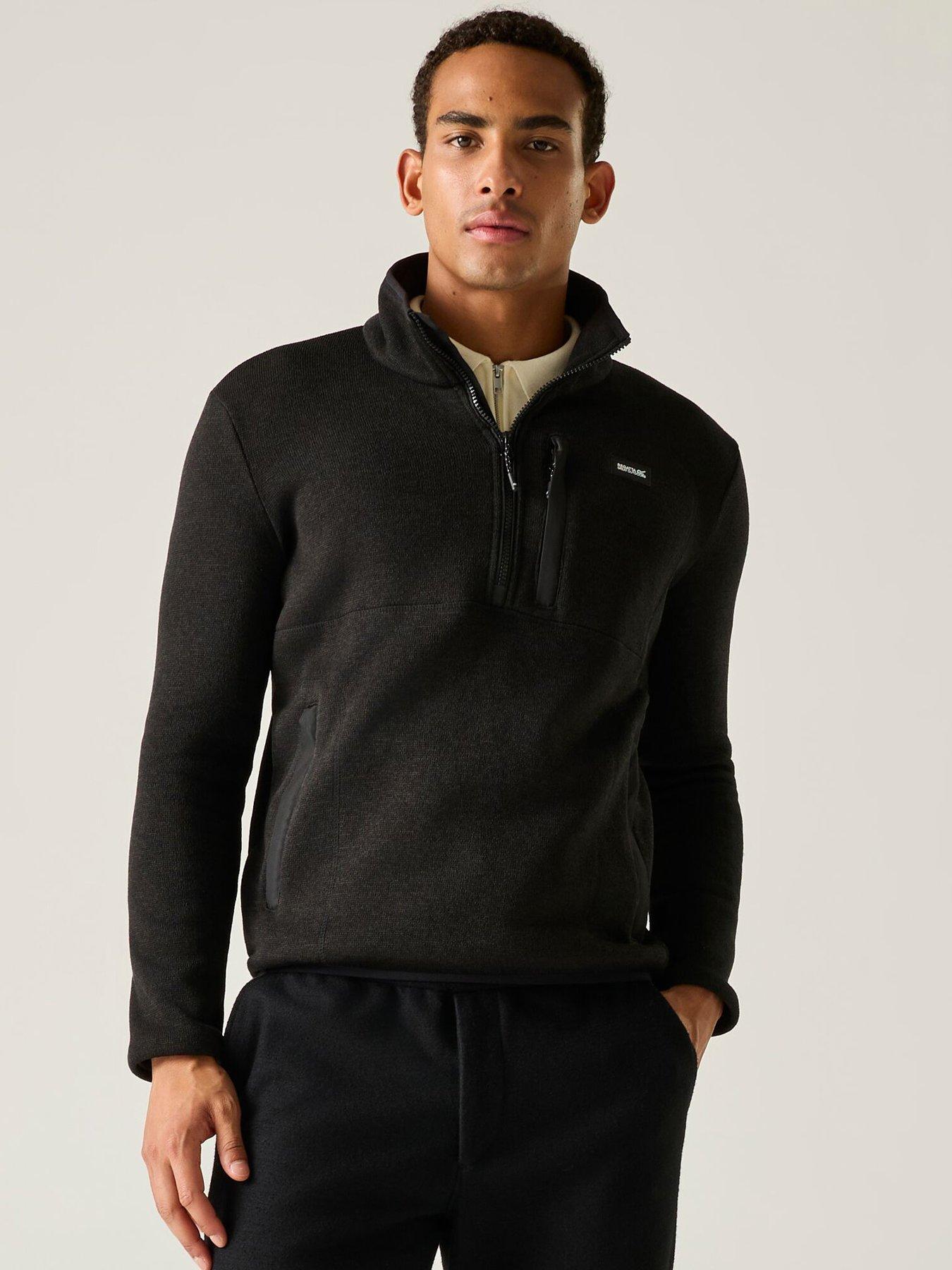 Image 1 of 7 of Regatta Mens Barlee Half Zip Fleece -black