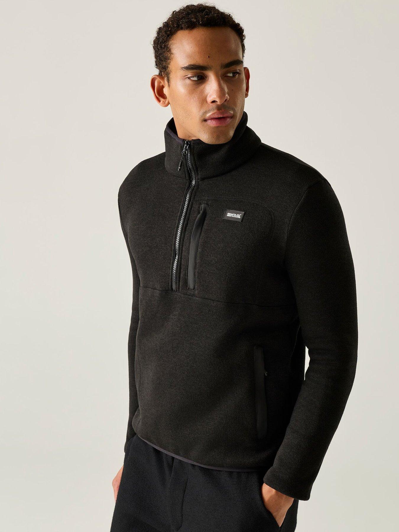 Image 3 of 7 of Regatta Mens Barlee Half Zip Fleece -black