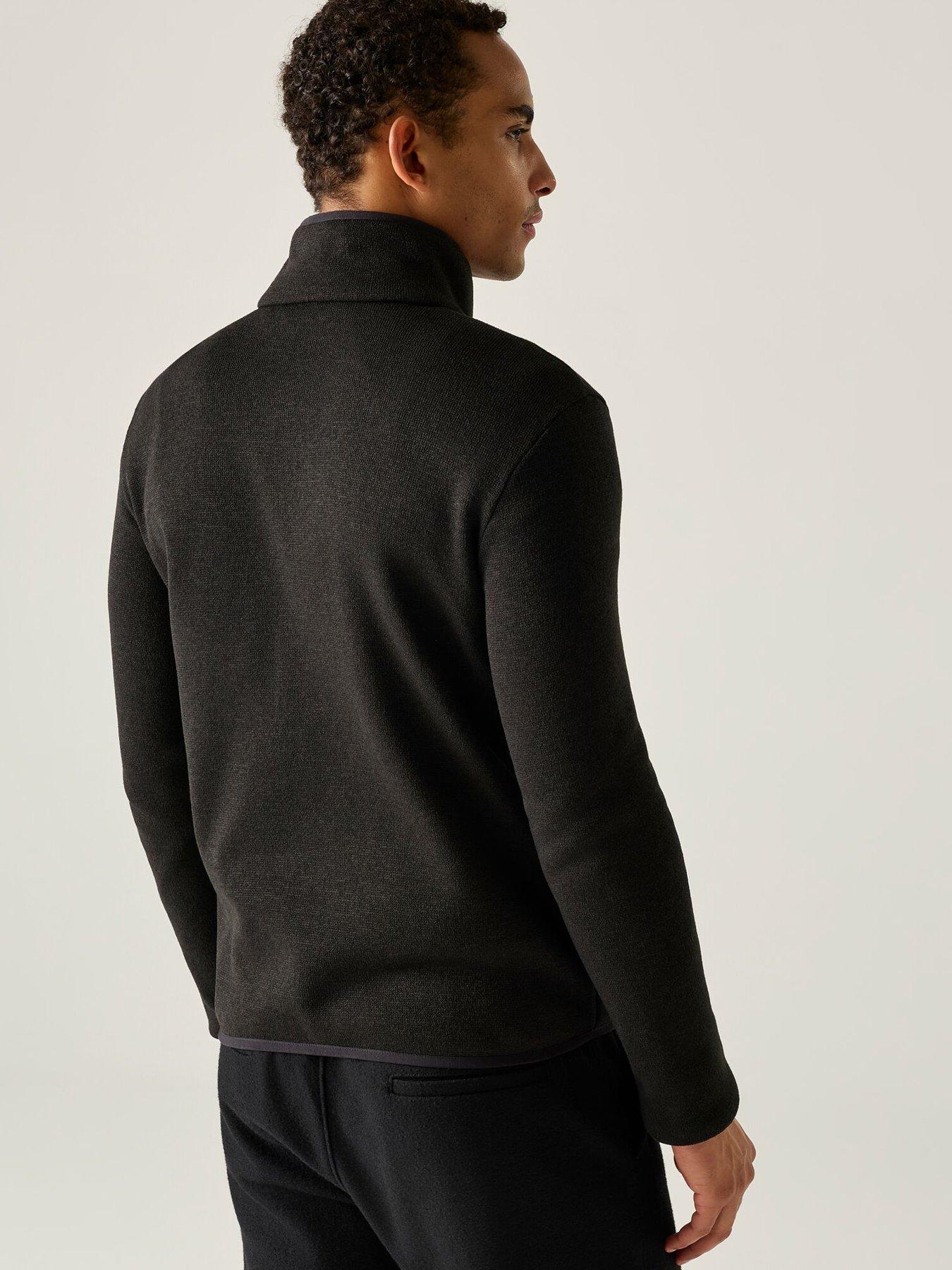 Image 4 of 7 of Regatta Mens Barlee Half Zip Fleece -black