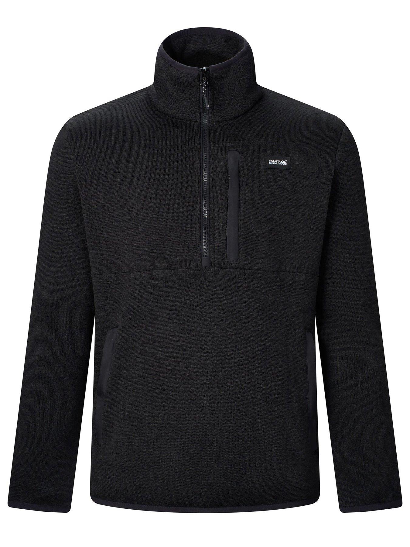 Image 7 of 7 of Regatta Mens Barlee Half Zip Fleece -black