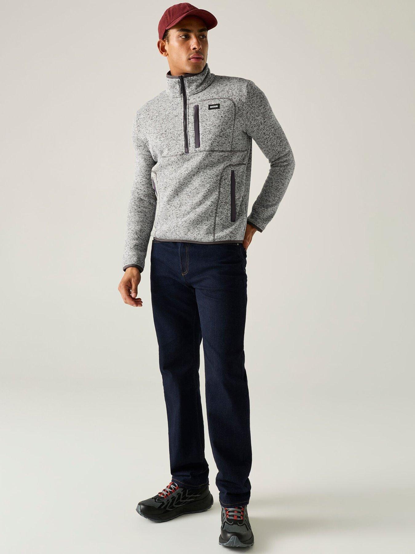 Image 2 of 7 of Regatta Mens Barlee Half Zip Fleece -silver Grey