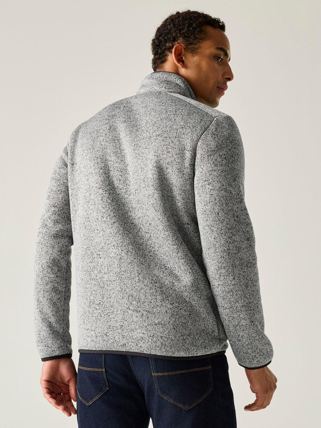 Image 3 of 7 of Regatta Mens Barlee Half Zip Fleece -silver Grey