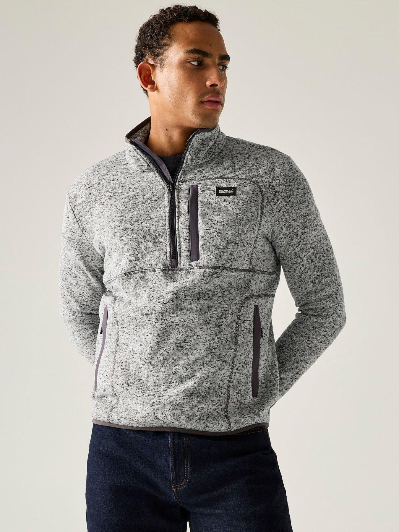 Image 4 of 7 of Regatta Mens Barlee Half Zip Fleece -silver Grey