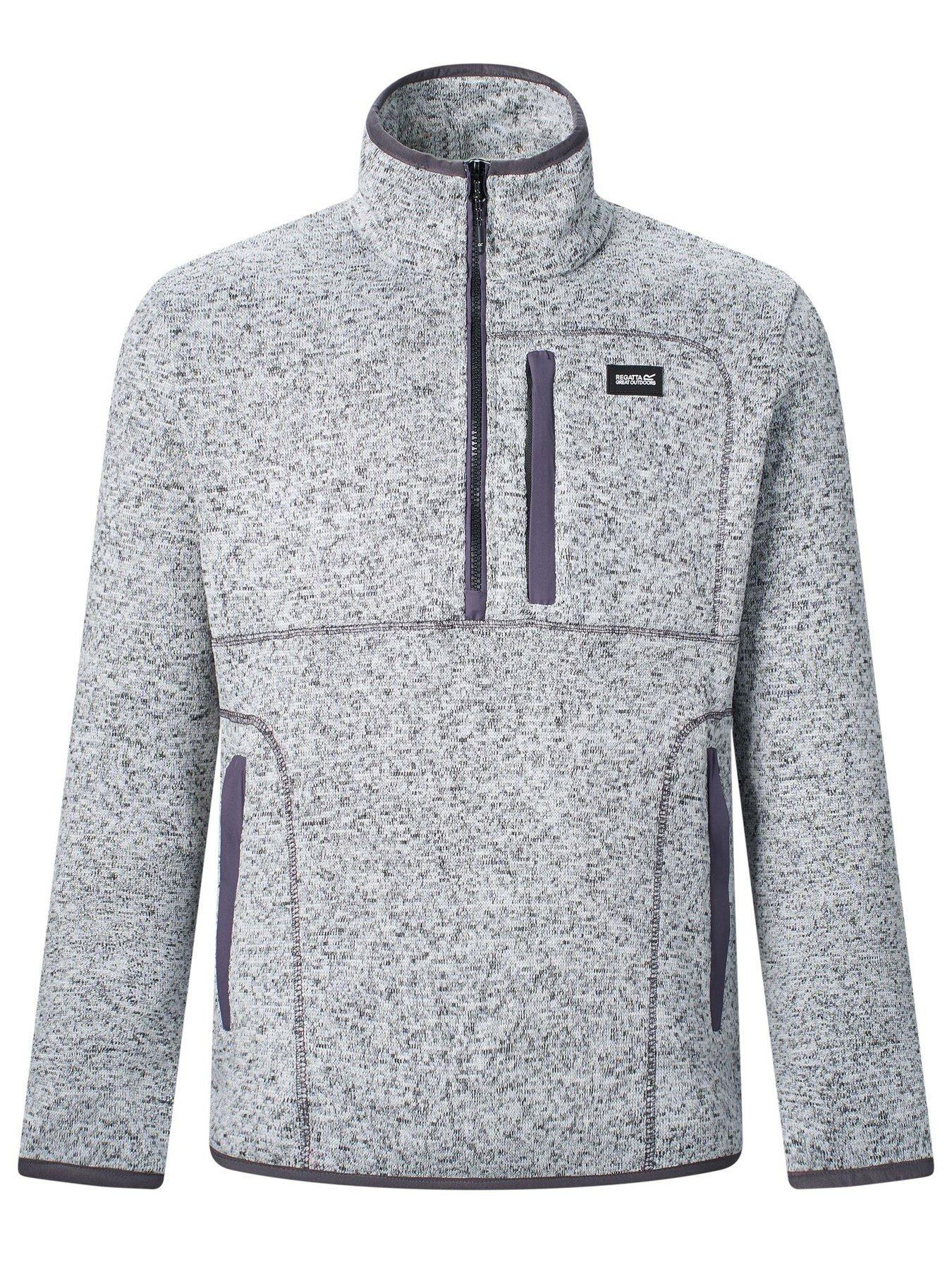 Image 7 of 7 of Regatta Mens Barlee Half Zip Fleece -silver Grey