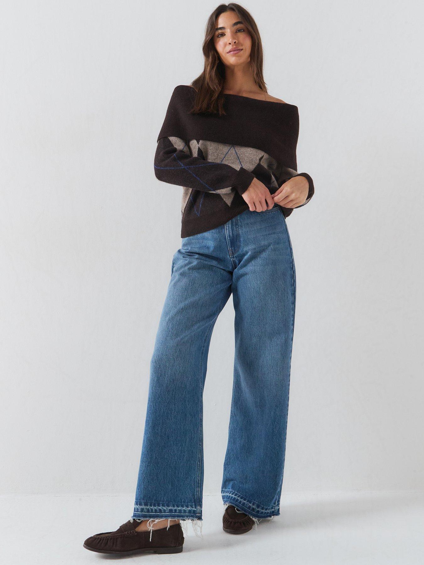 Image 3 of 6 of Only Alivia Off Shoulder Knit Top