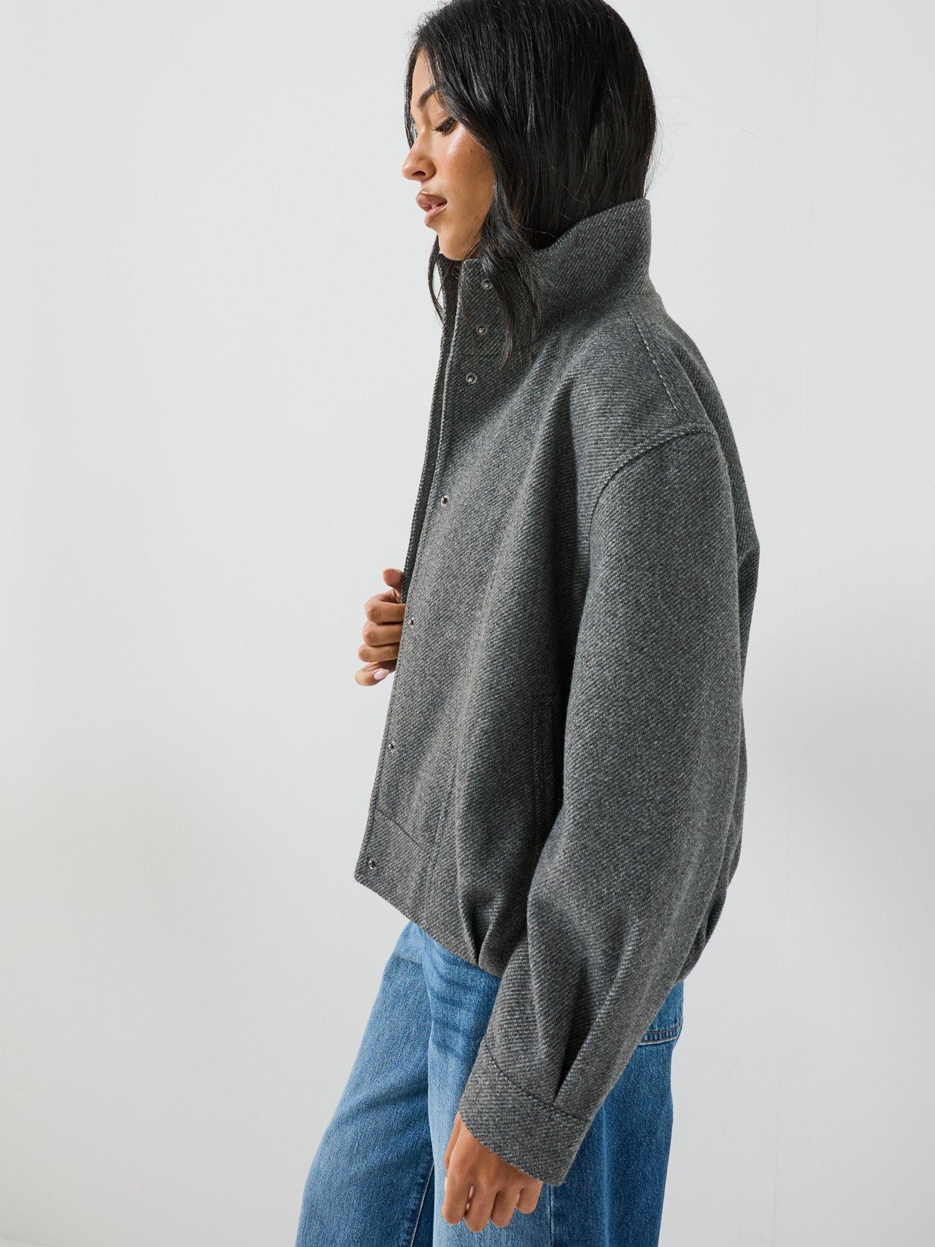Image 4 of 6 of Only Asta High Collar Bomber Jacket